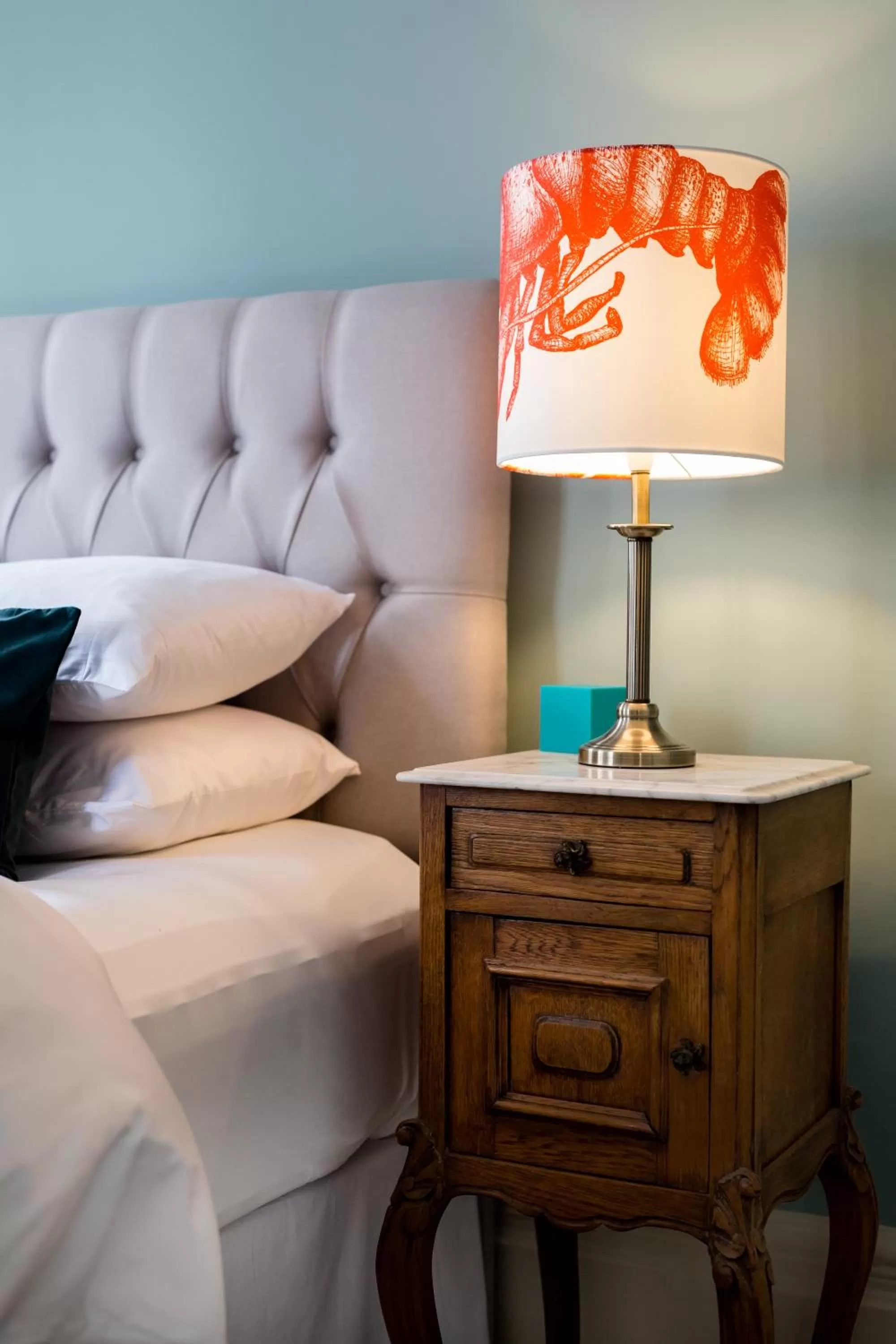 Bedroom, Bed in Moore House