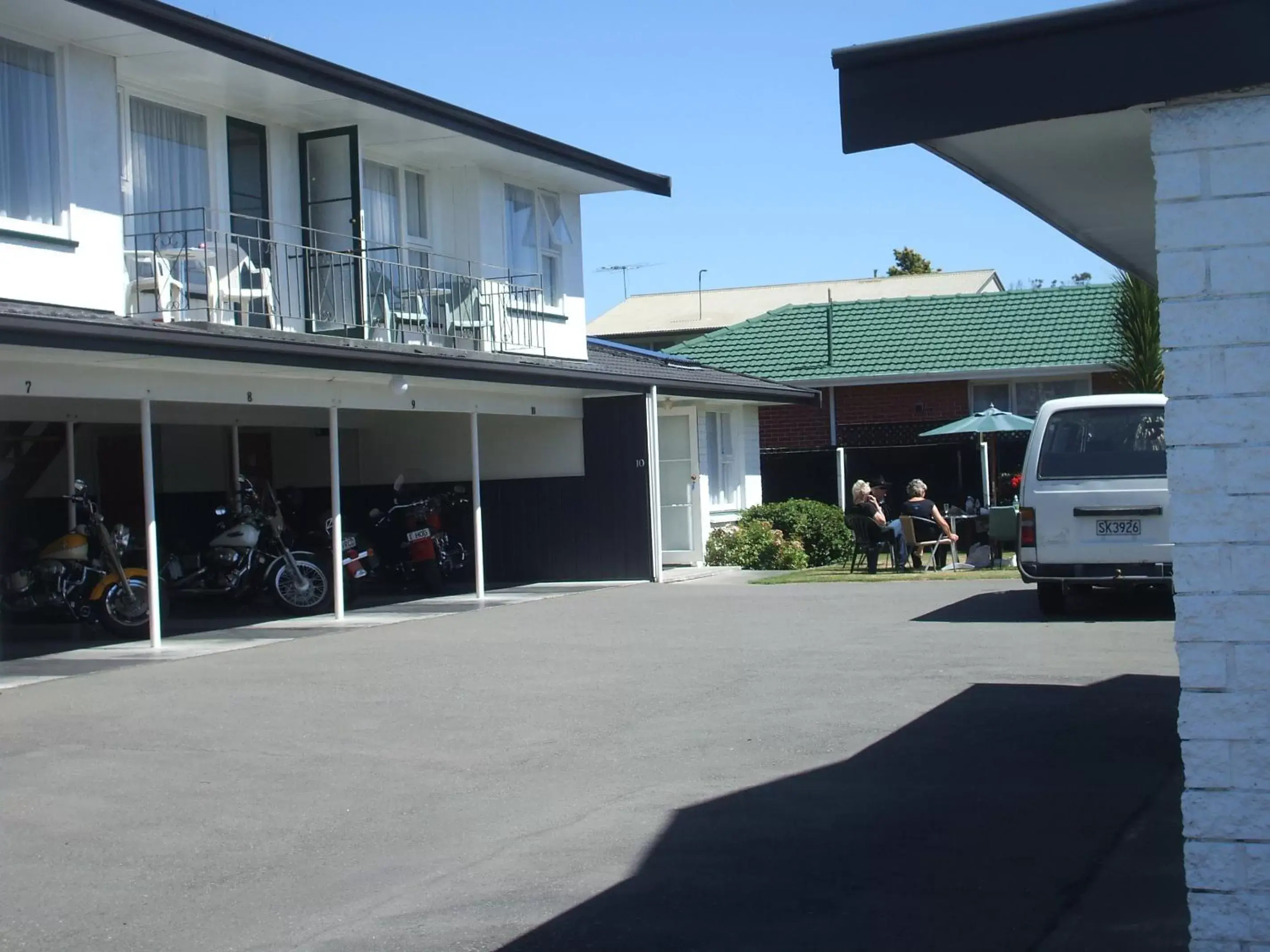 group of guests, Property Building in Belle Bonne Motel