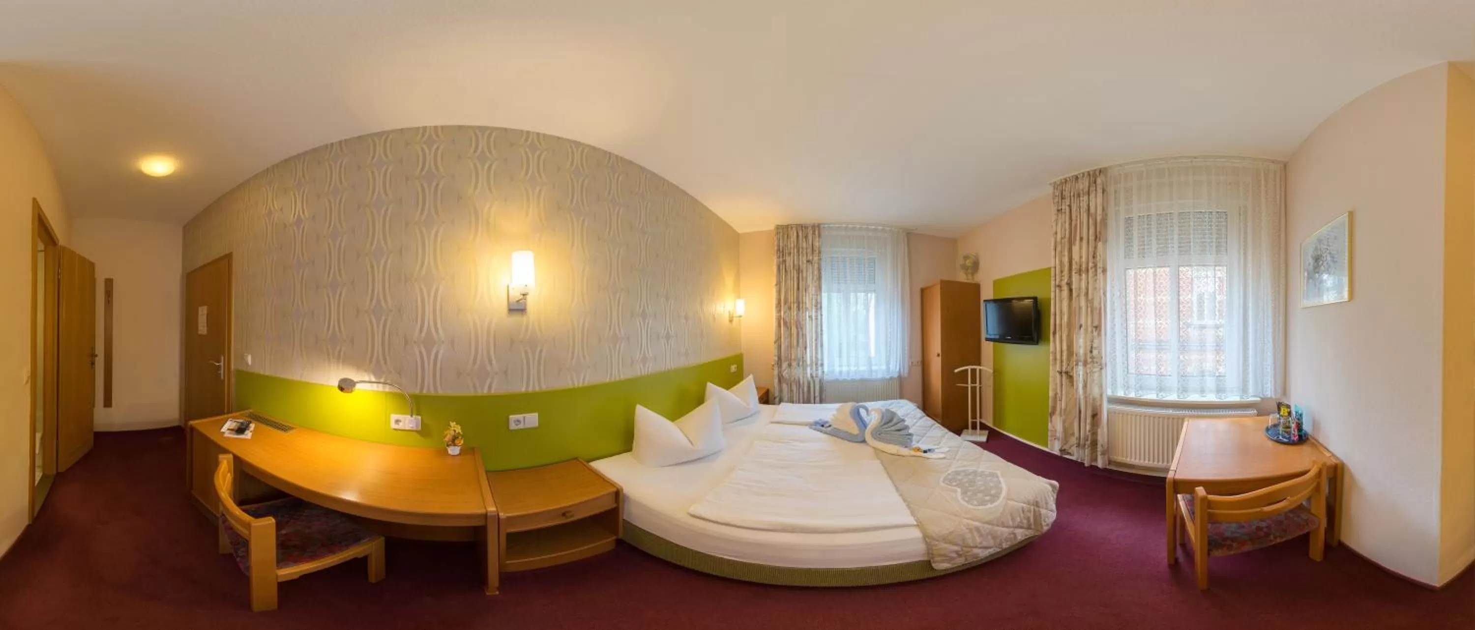 Bed in Hotel zur Post in Wurzen