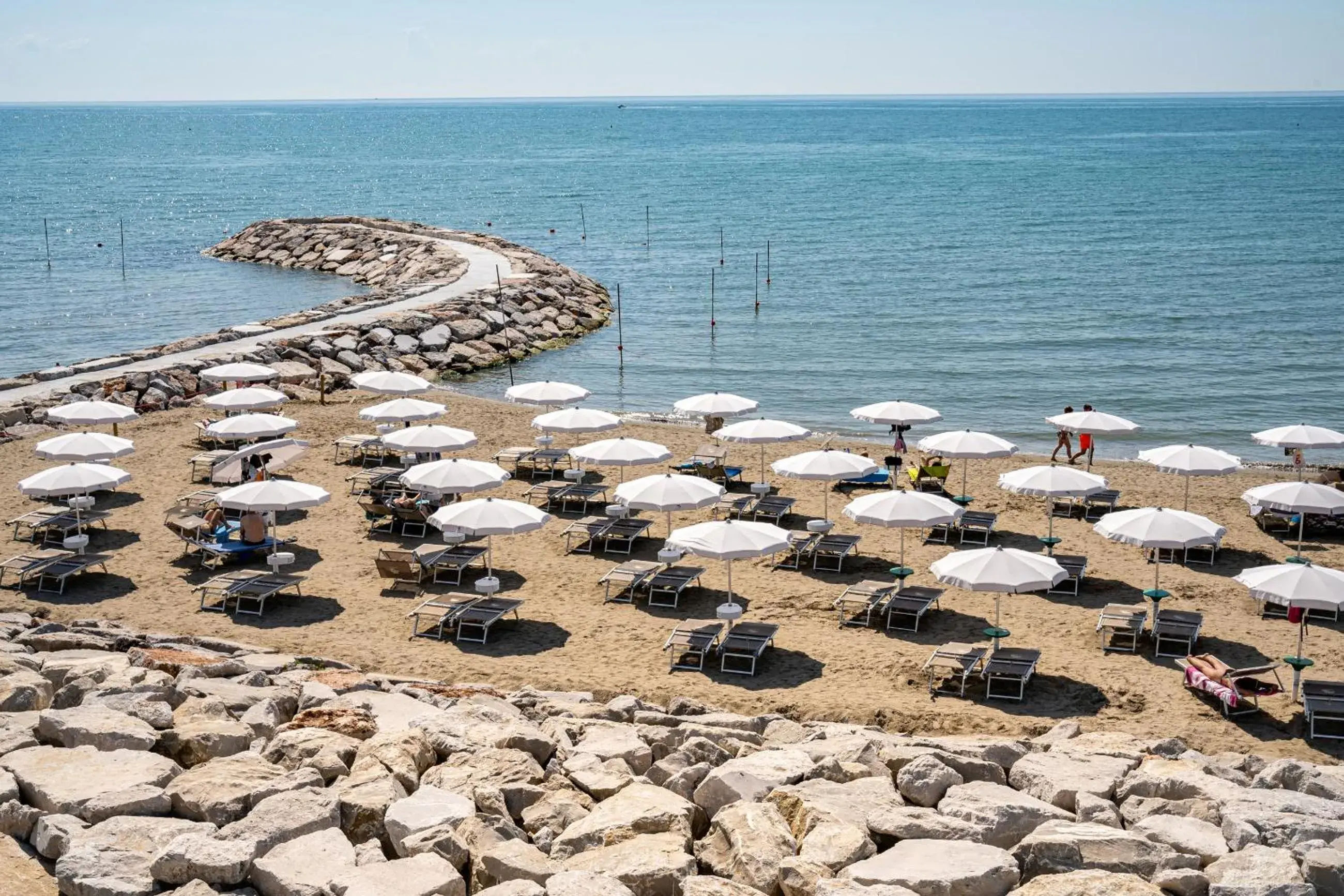 Beach in Hotel Marco Polo