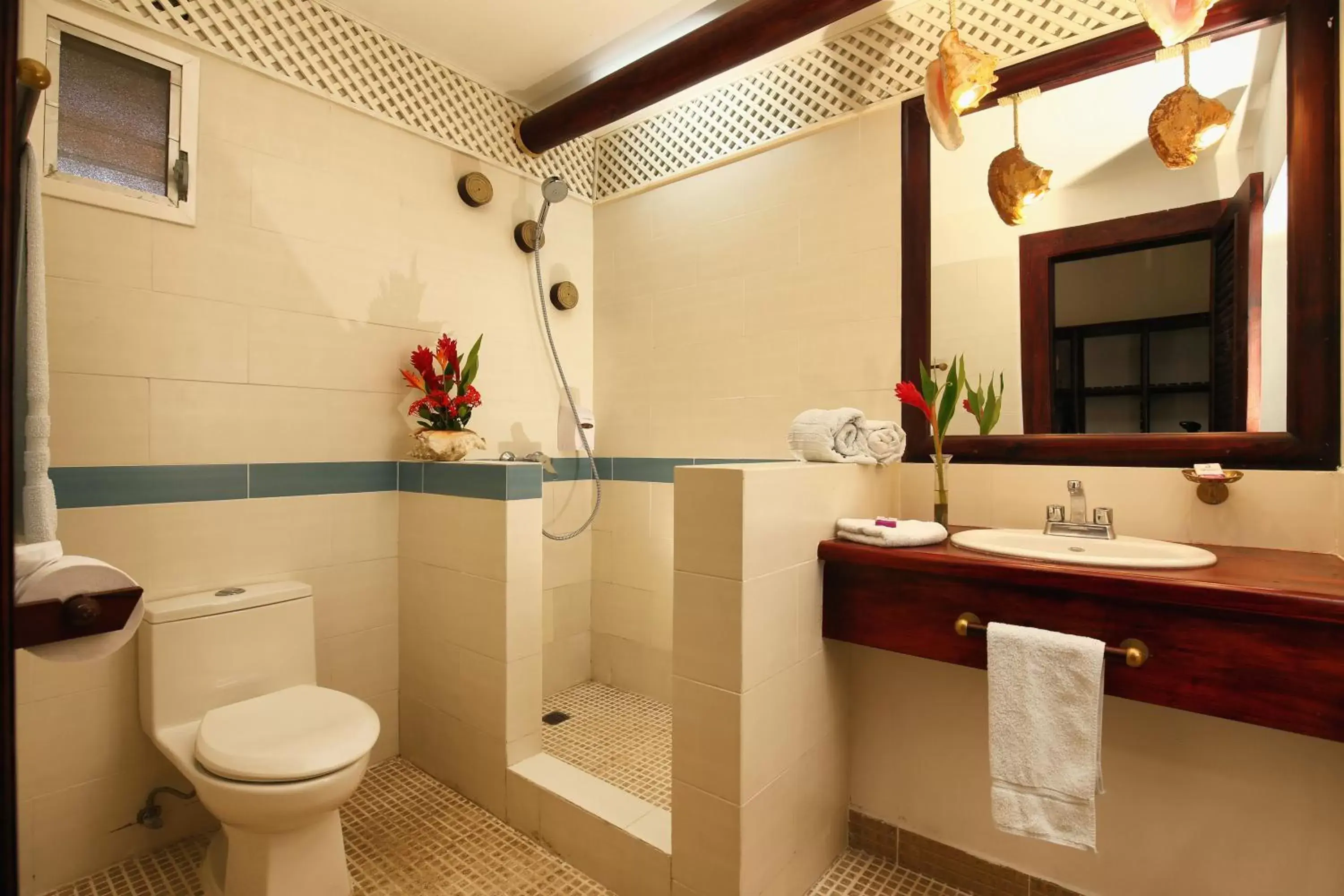 Bathroom in Villa Caribe