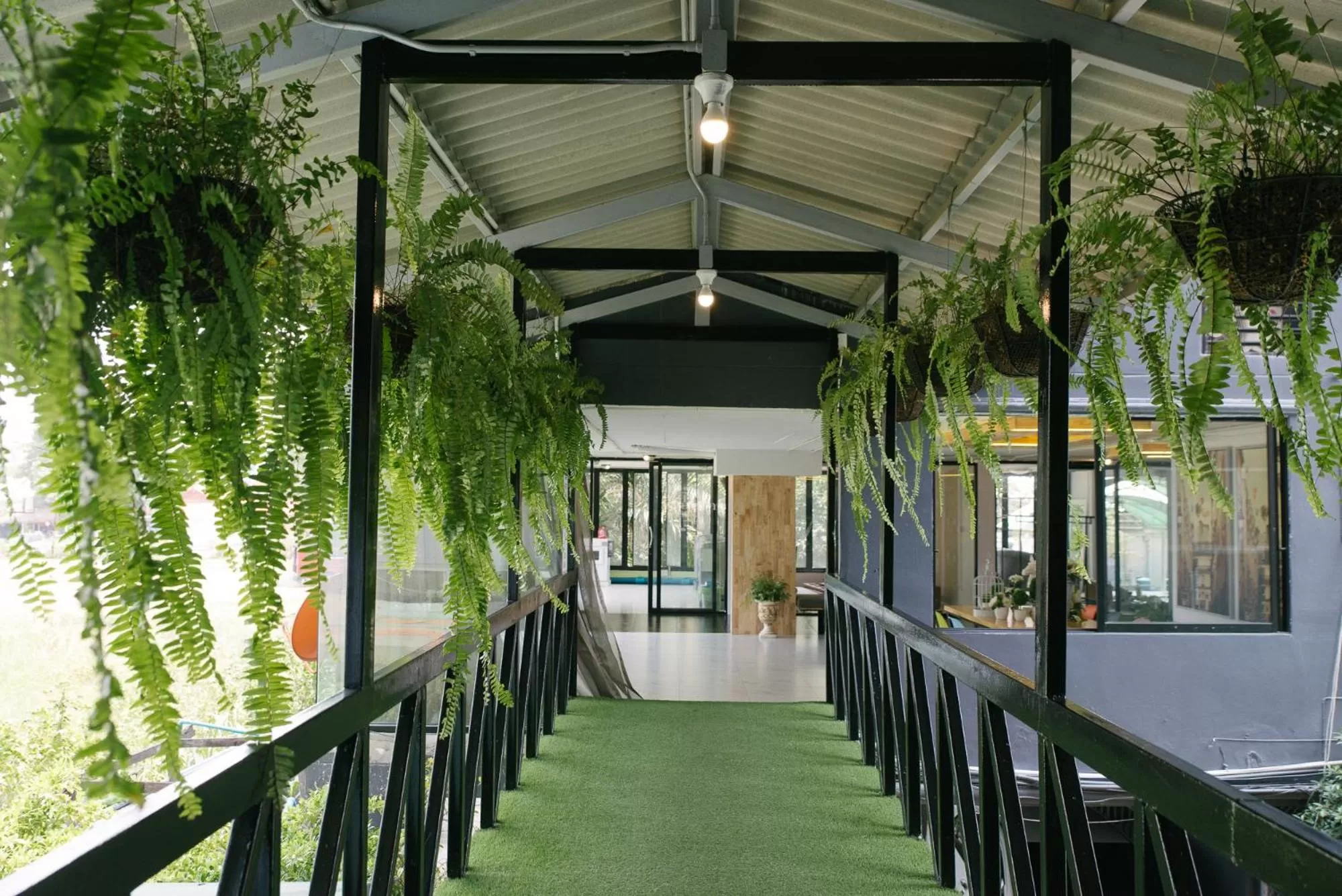 Patio in R1 Nimman Hotel Chiangmai