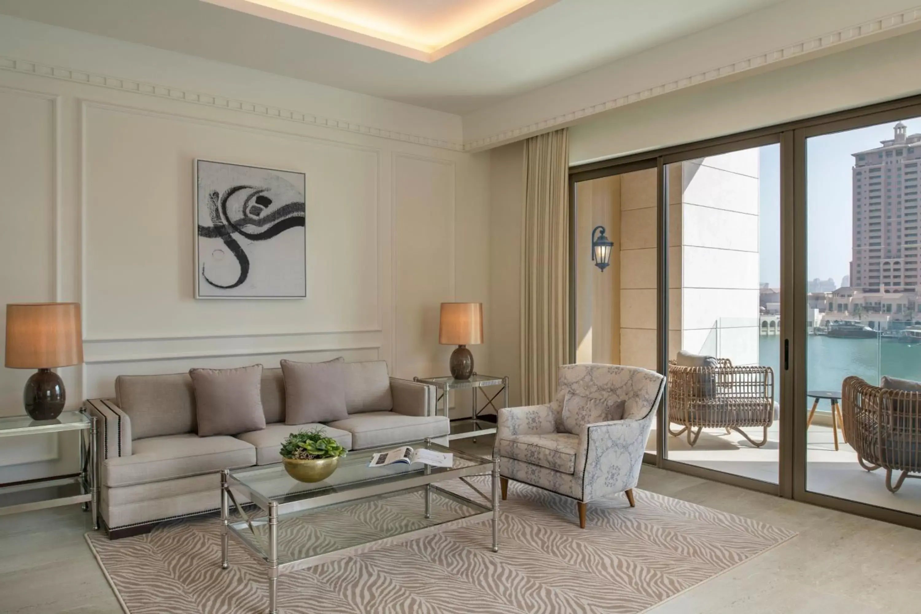 Bedroom, Seating Area in The St Regis Marsa Arabia Island, The Pearl Qatar