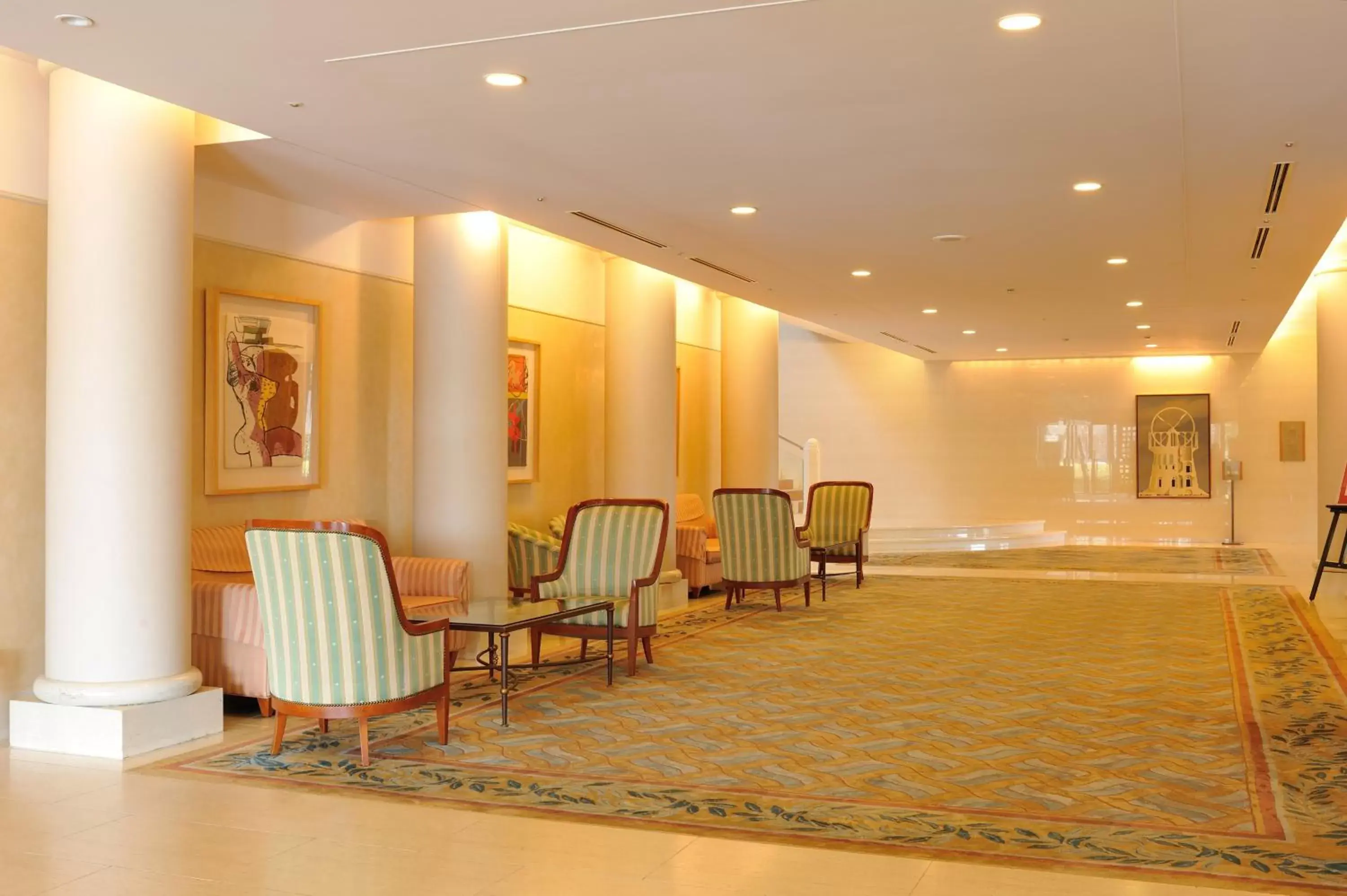 Lobby or reception in Hiroshima Airport Hotel