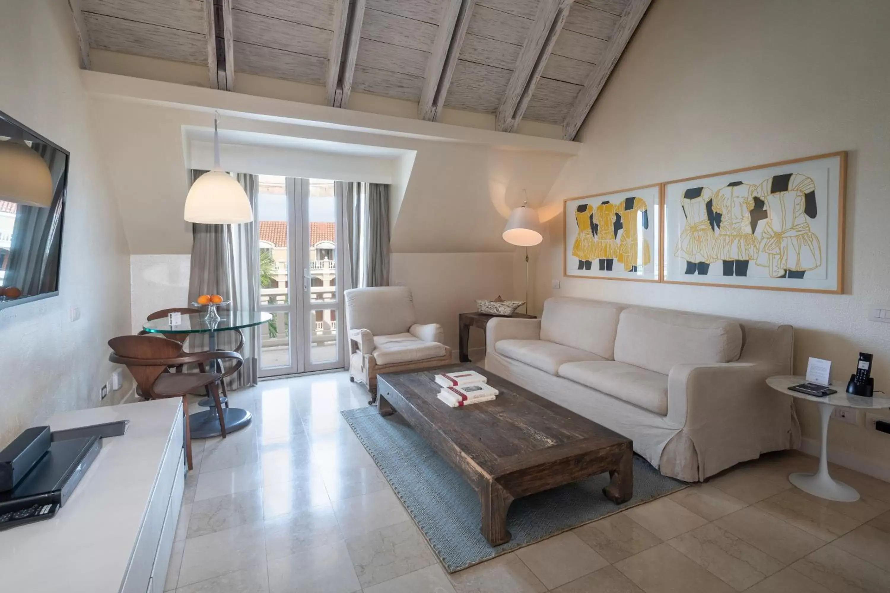 Living room, Seating Area in Sofitel Legend Santa Clara Cartagena