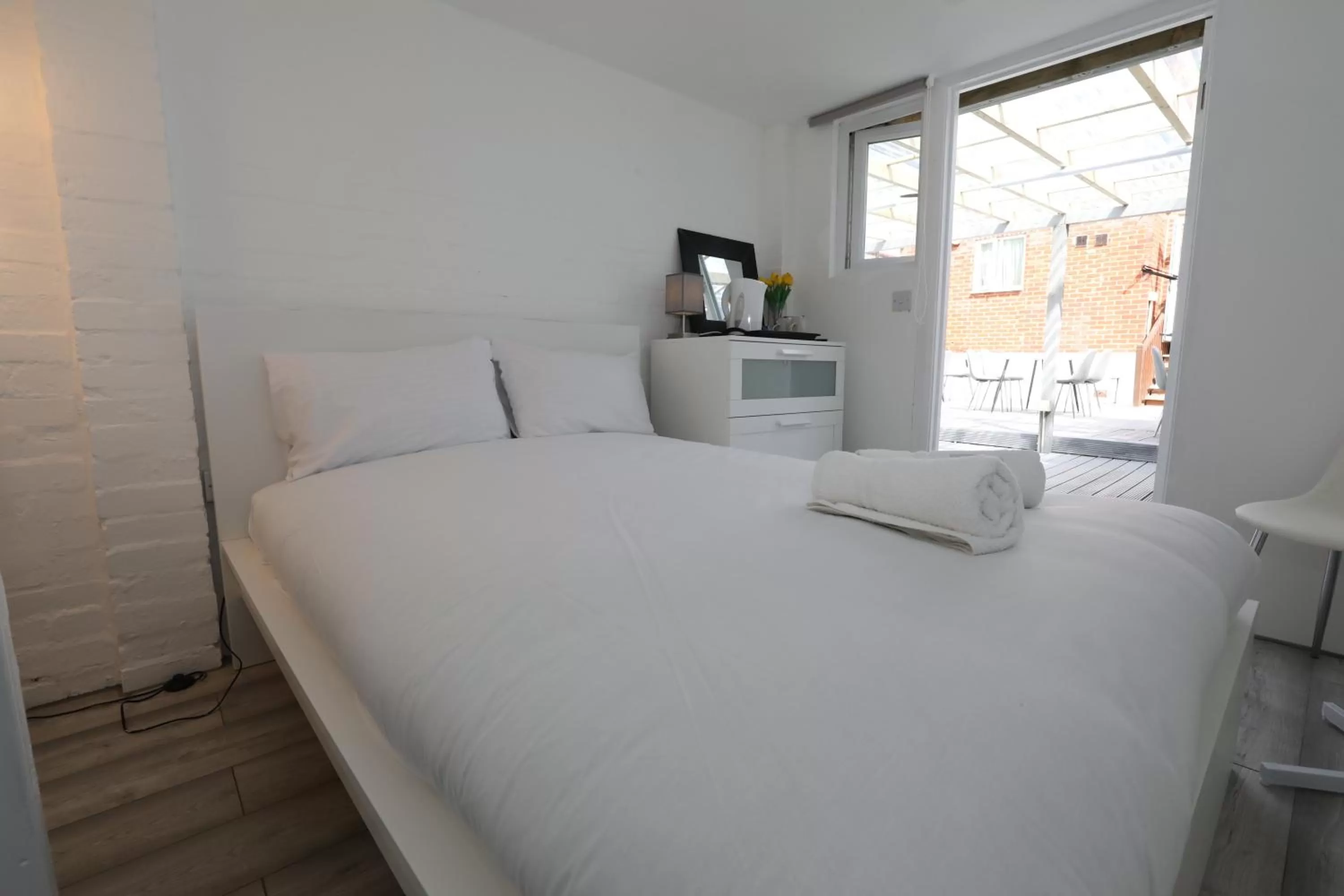 Bed in Anchor Guest House