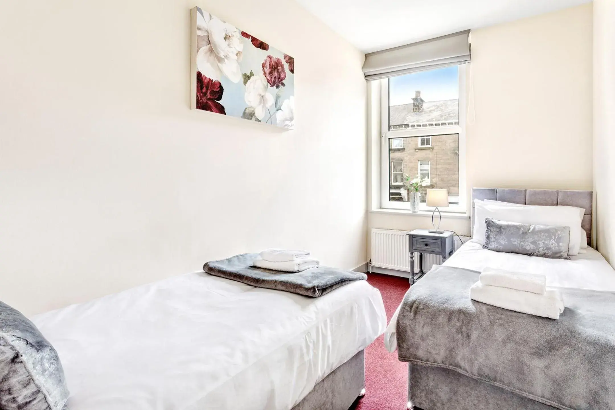 Bedroom, Bed in Granville Apartments Harrogate