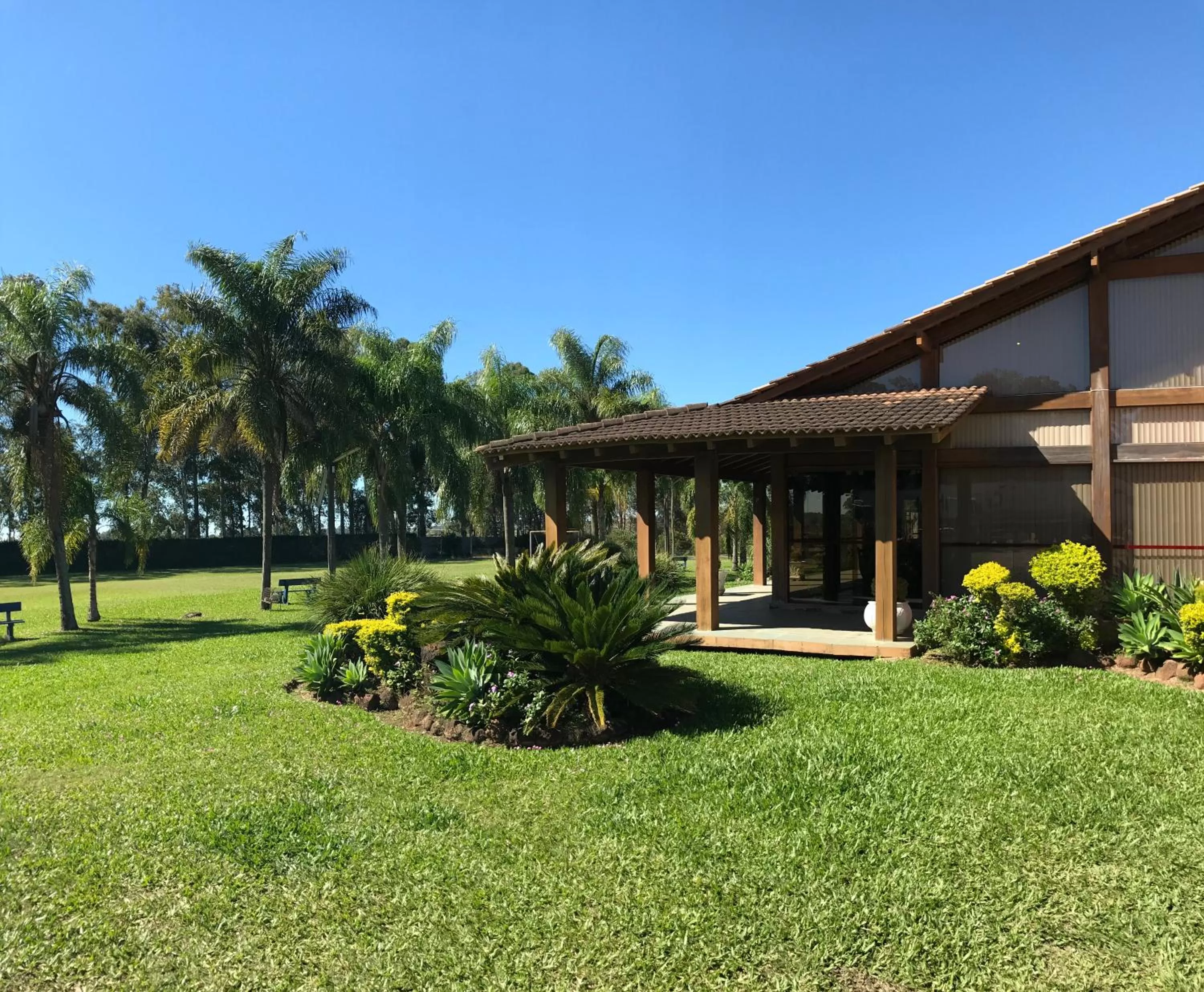 Garden view in Hotel Texacao do Cavera