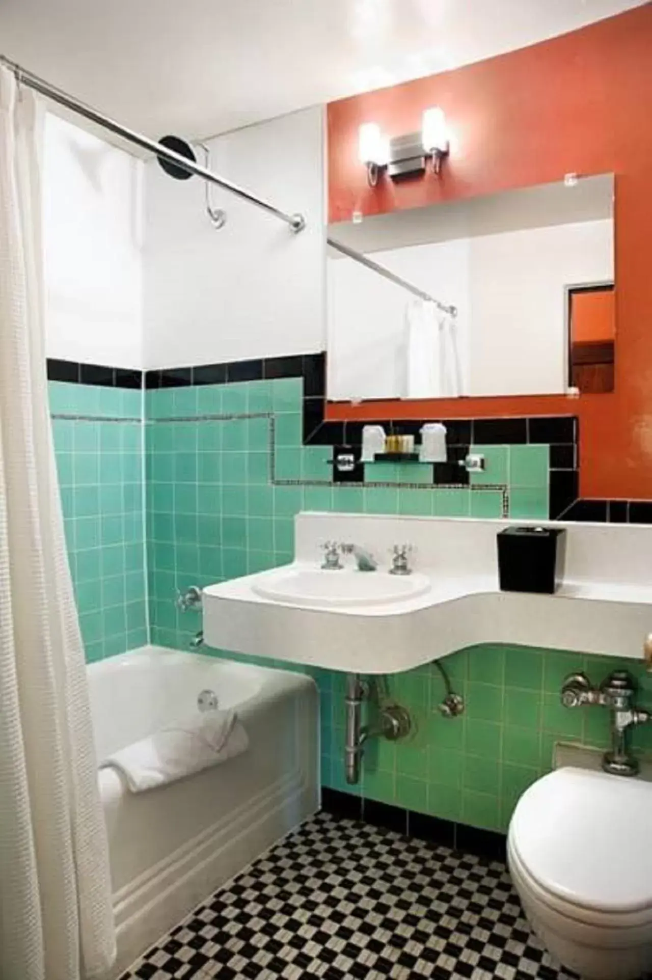 Shower, Bathroom in Golden Gate Hotel and Casino