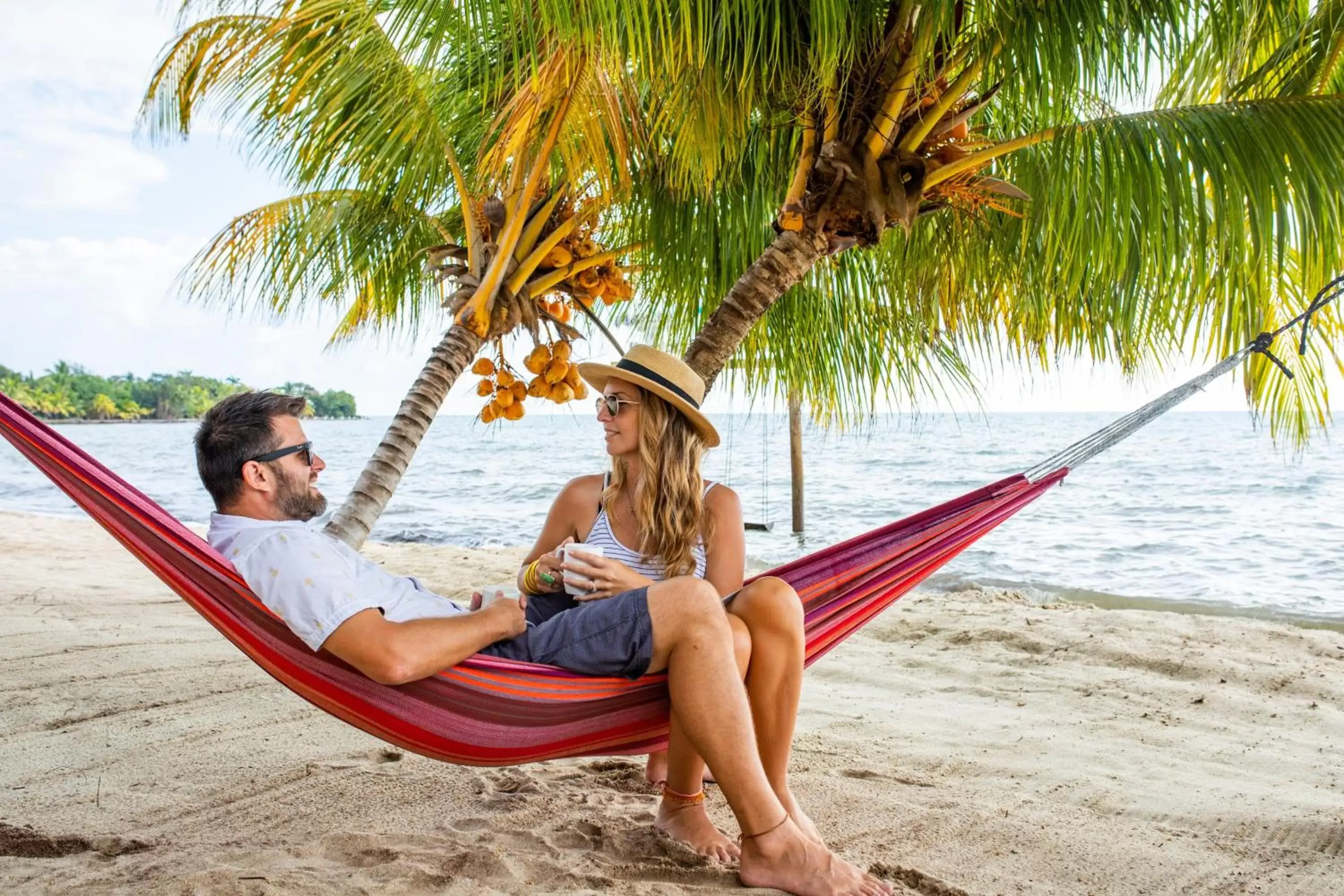 People, Beach in Mariposa Belize Beach Resort