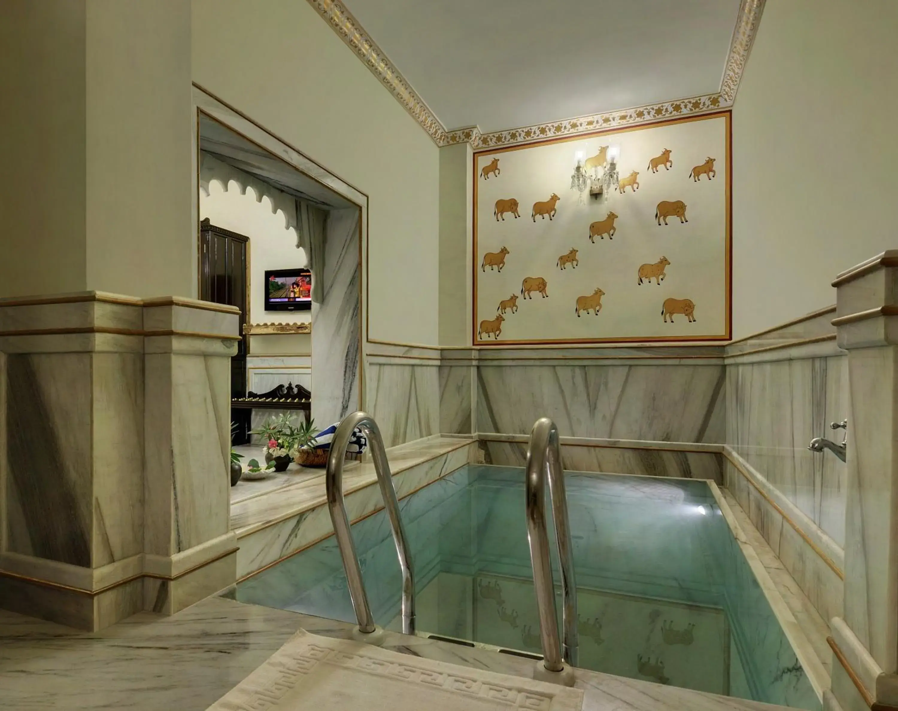 Swimming pool in Hotel Udai Kothi Swimming pool in Hotel Udai Kothi