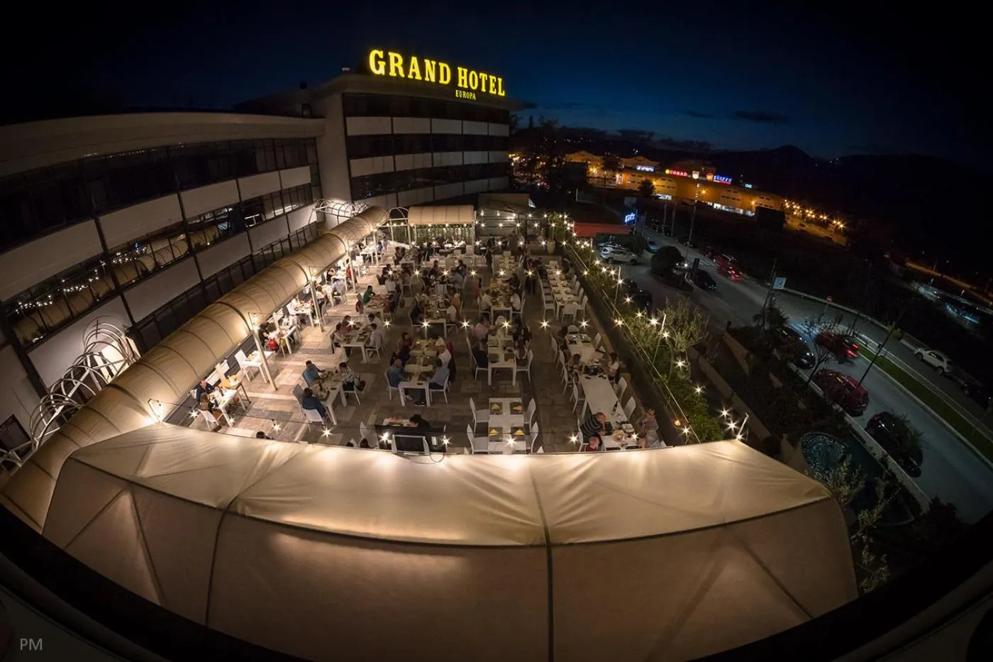 Balcony/Terrace in Grand Hotel Europa
