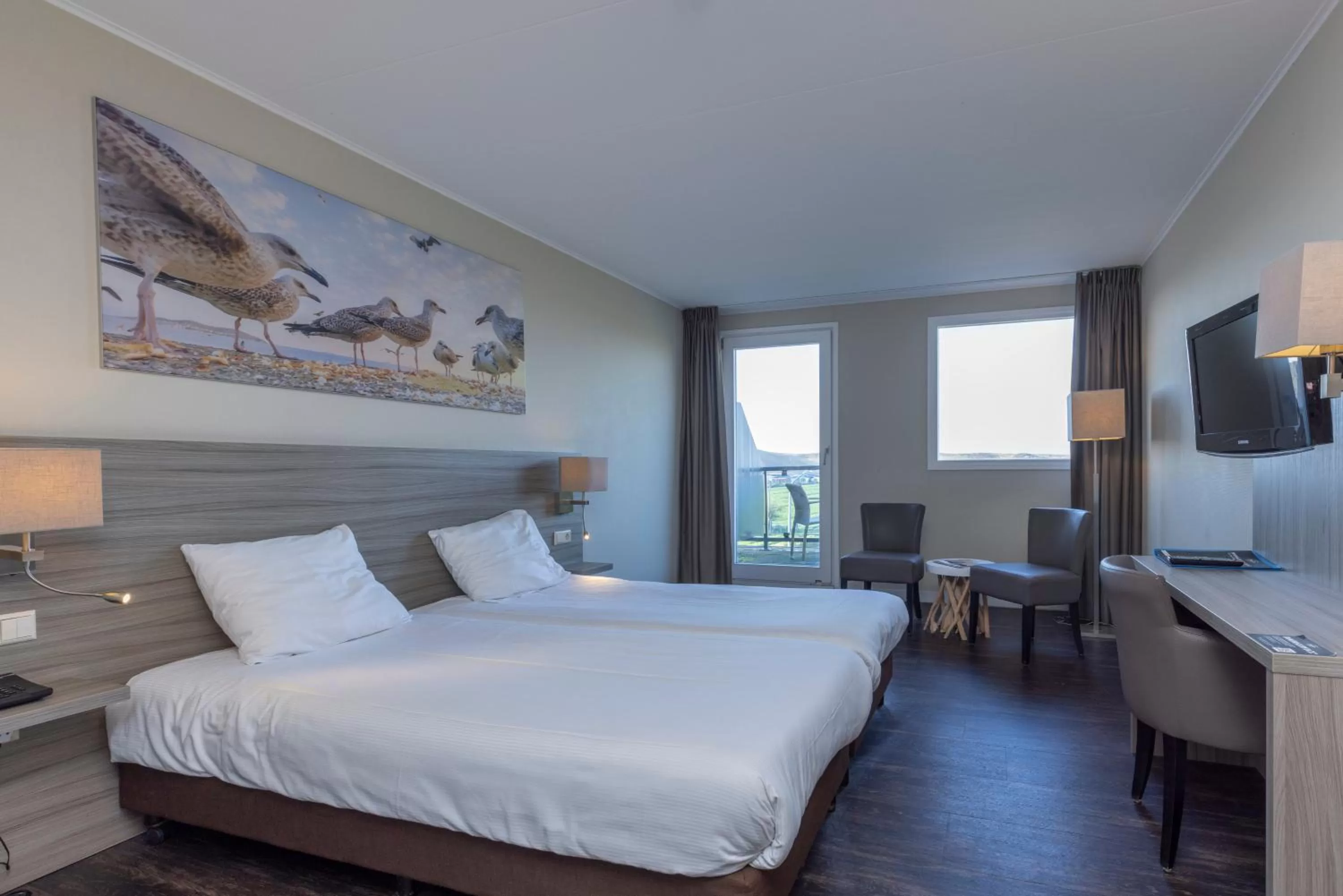 Bedroom, Bed in Fletcher Badhotel Callantsoog