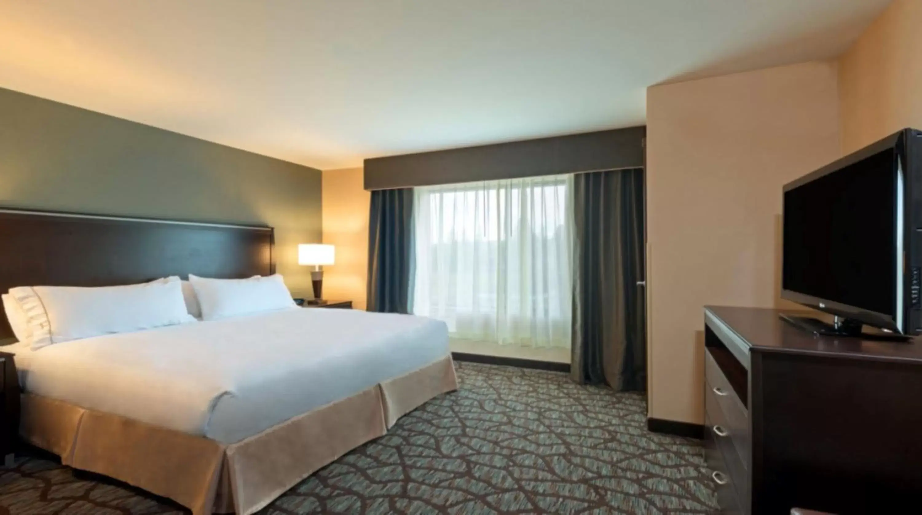 TV and multimedia, Bed in Holiday Inn Express Hotel & Suites Butte, an IHG Hotel