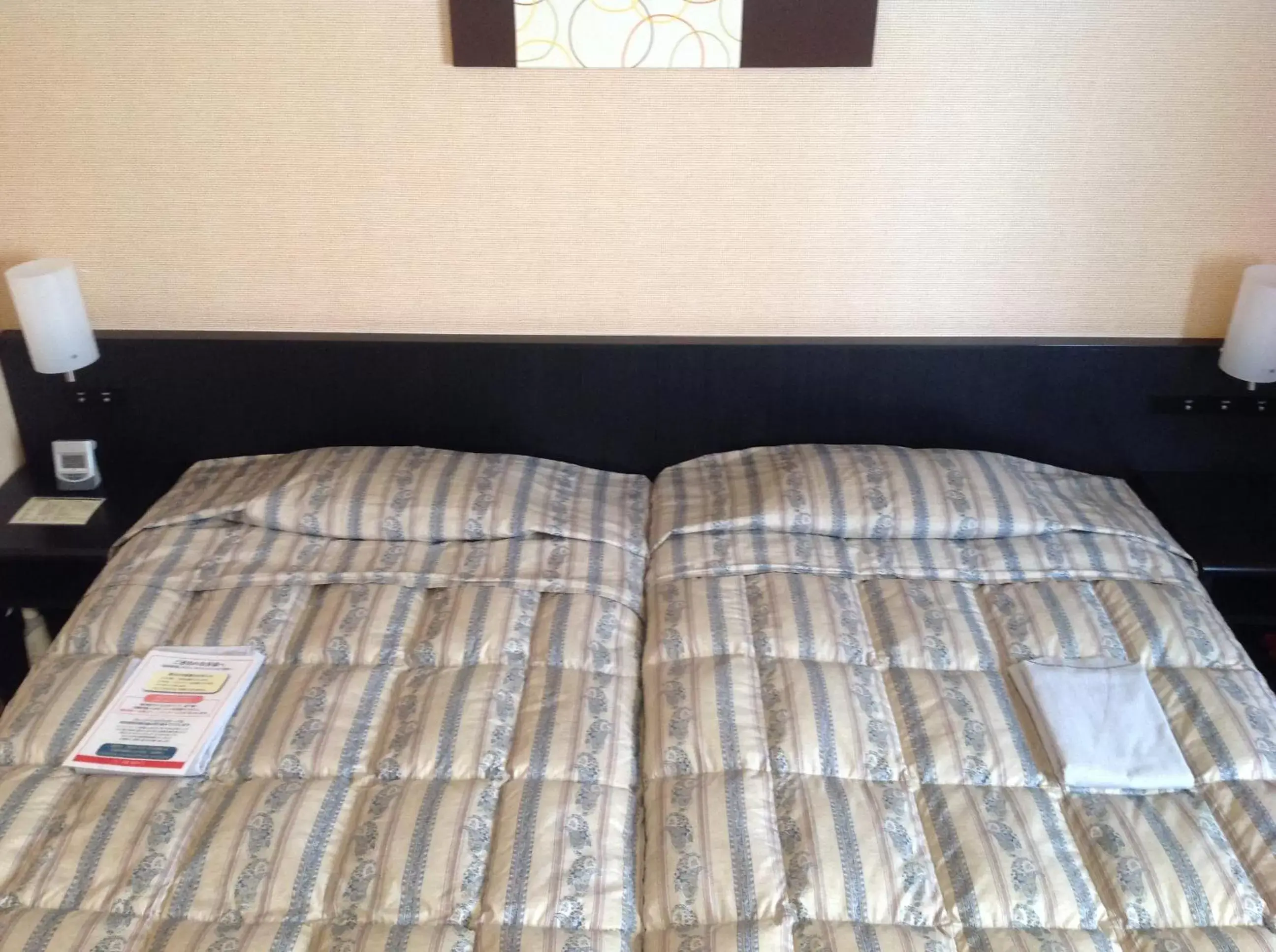 Bed in Hotel Crown Hills Kokura