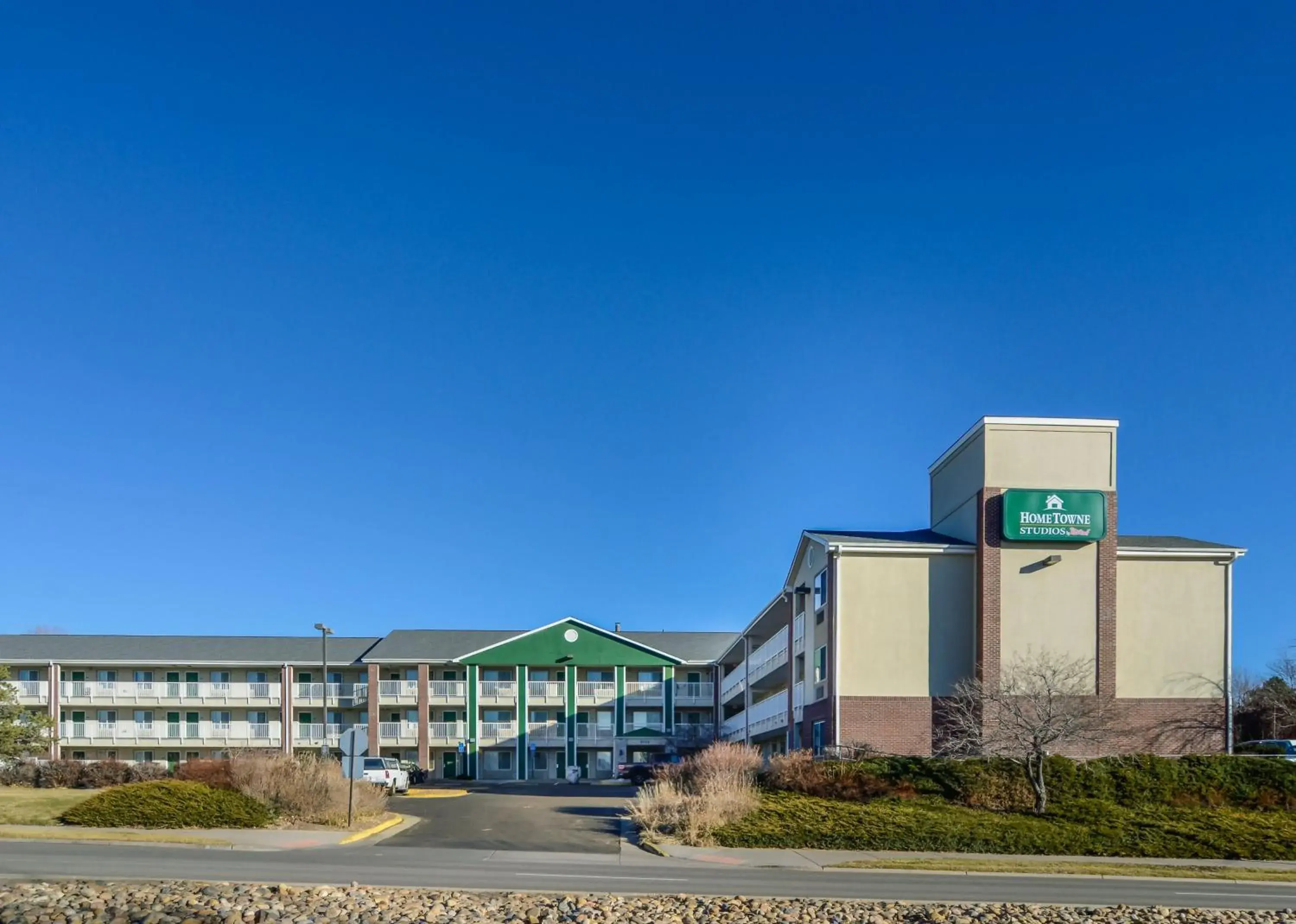 Property building in HomeTowne Studios by Red Roof Denver - Thornton Property building in HomeTowne Studios by Red Roof Denver - Thornton