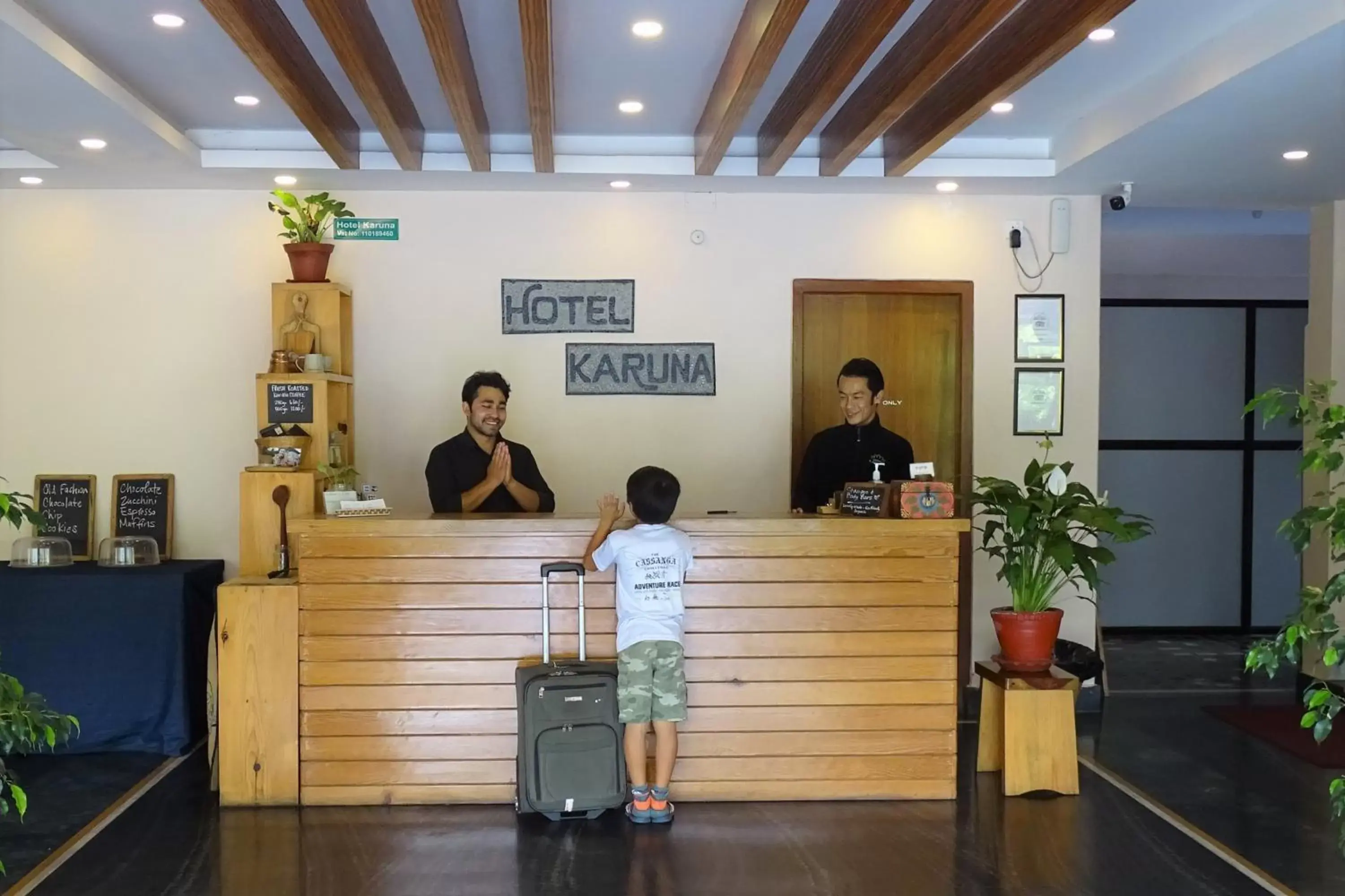 Staff, Lobby/Reception in Hotel Karuna