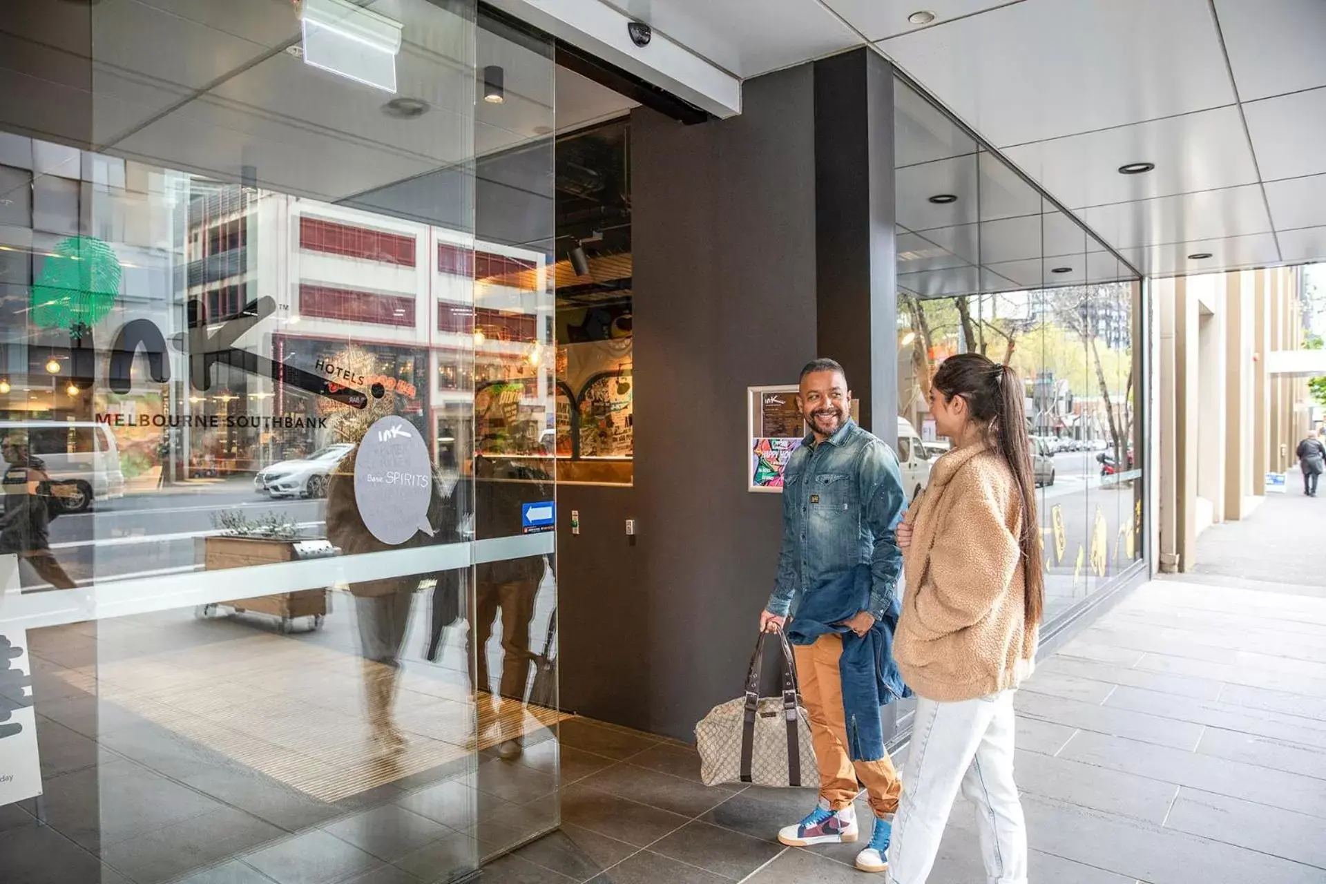 Facade/entrance in Ink Hotel Melbourne Southbank