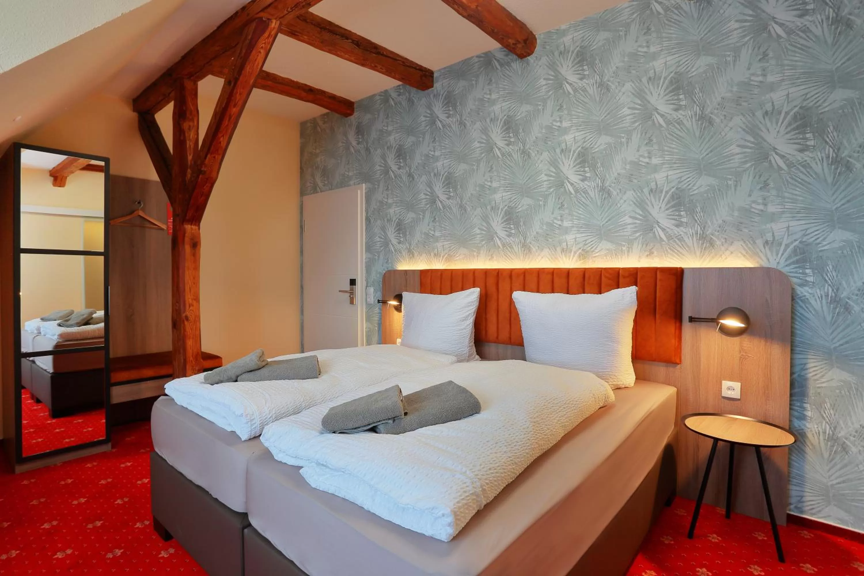 Bed in Landhotel & Brauhaus Prignitzer Hof