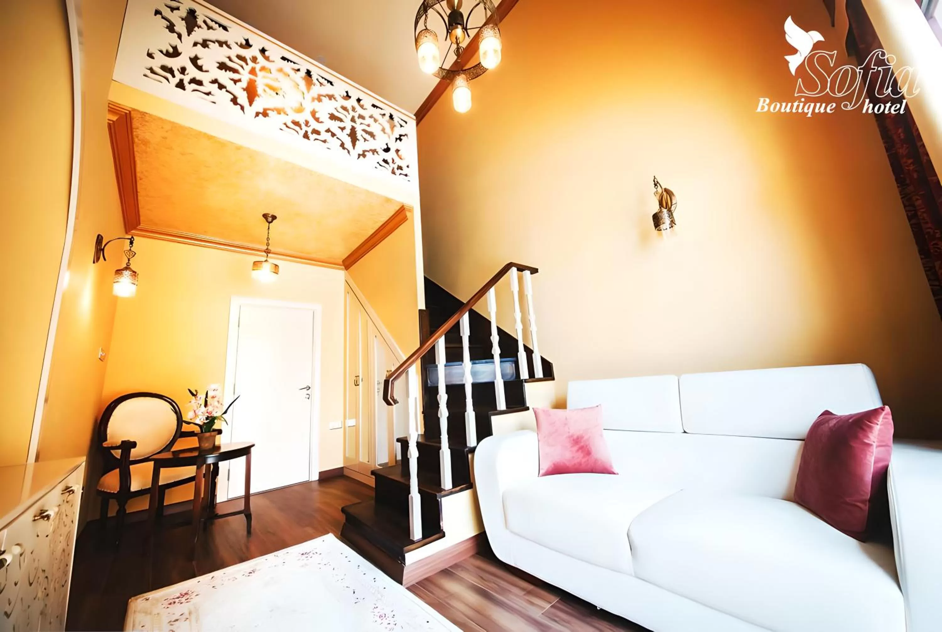 Living room, Bed in SOFIA BOUTIQUE HOTEL