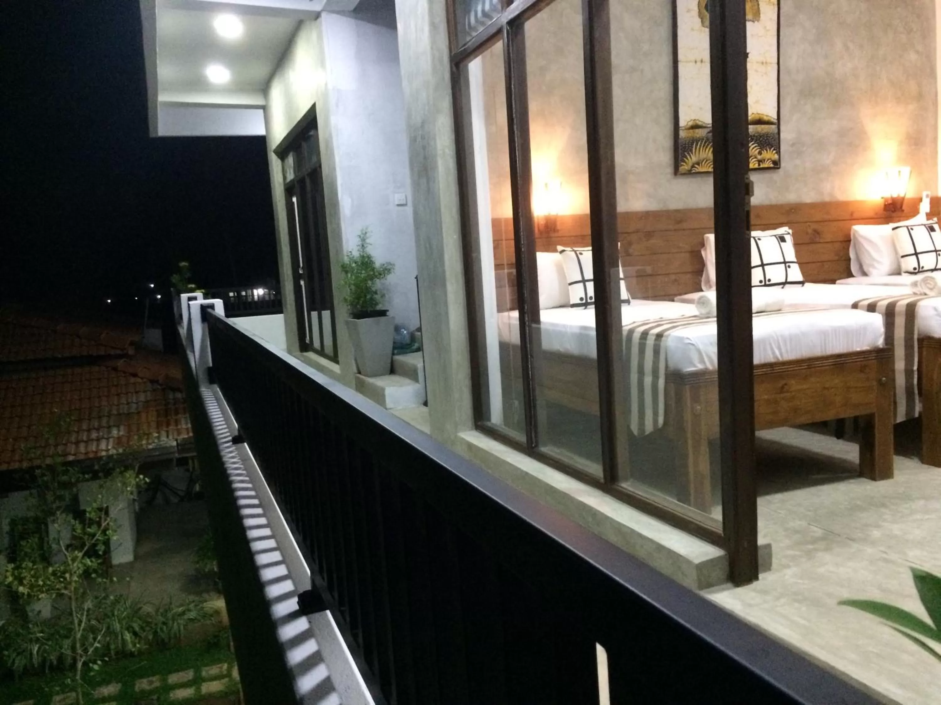 Bed in Green Wood Villa Negombo