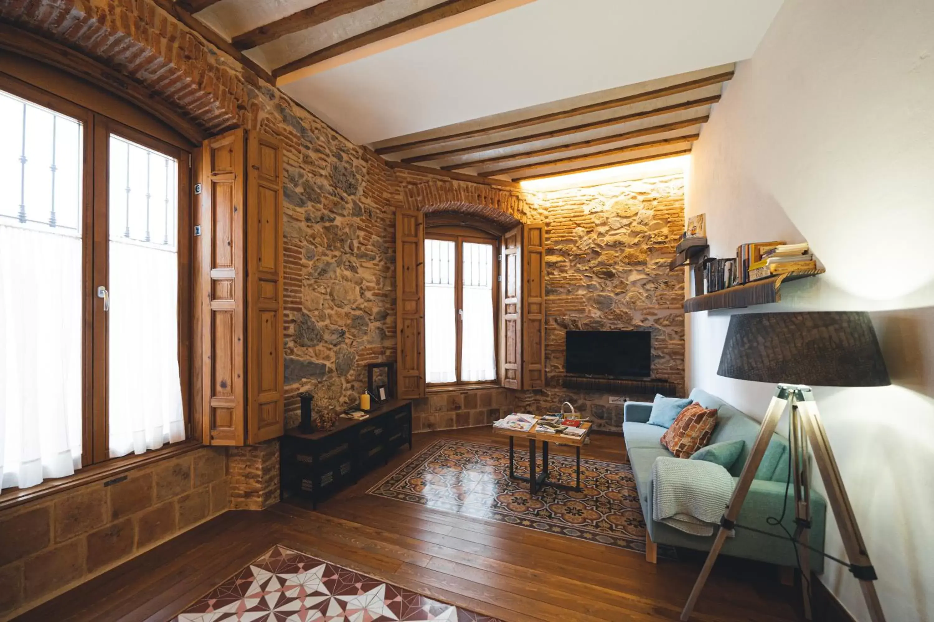 Communal lounge/ TV room, Seating Area in La Casa del Médico Hostería Rural