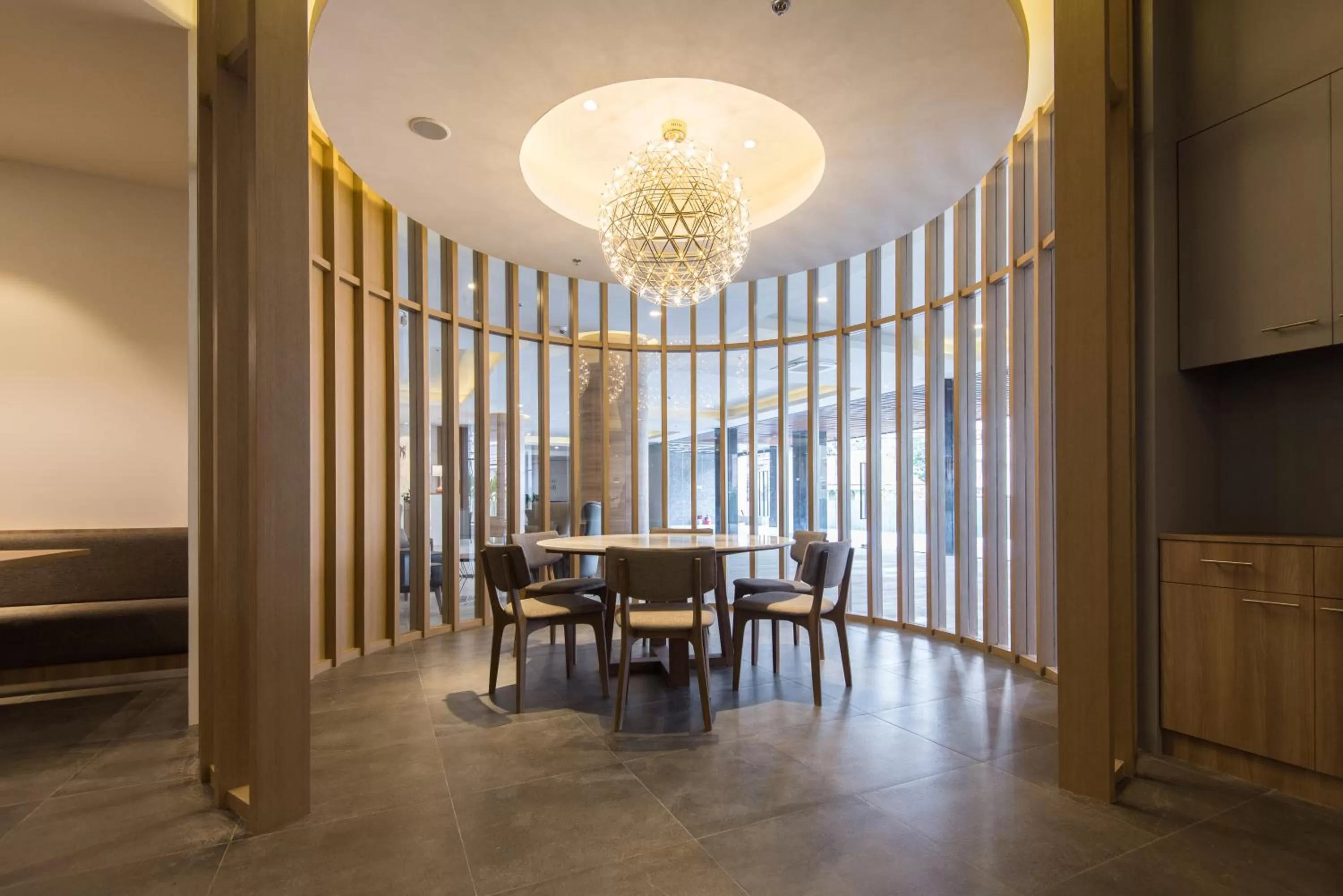 Dining area in Madison Bangkok Hotel