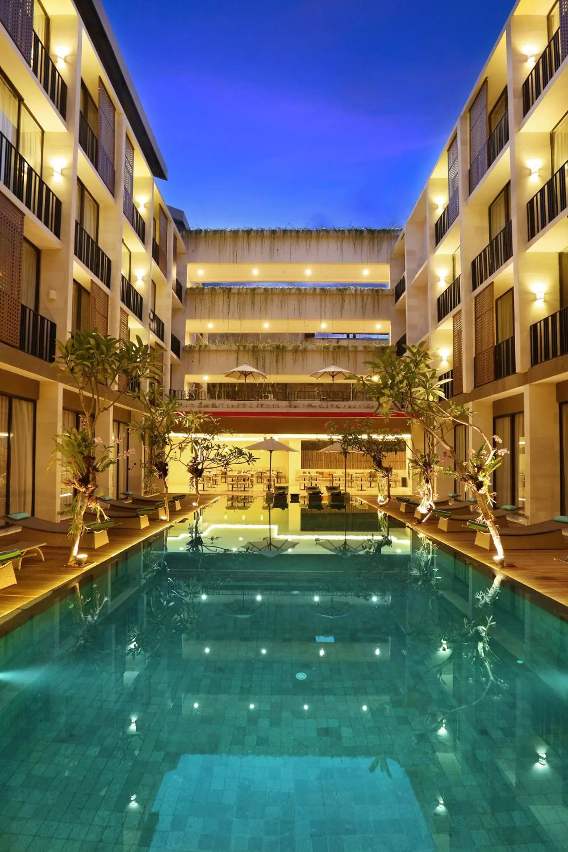 Swimming pool in Hotel Terrace at Kuta