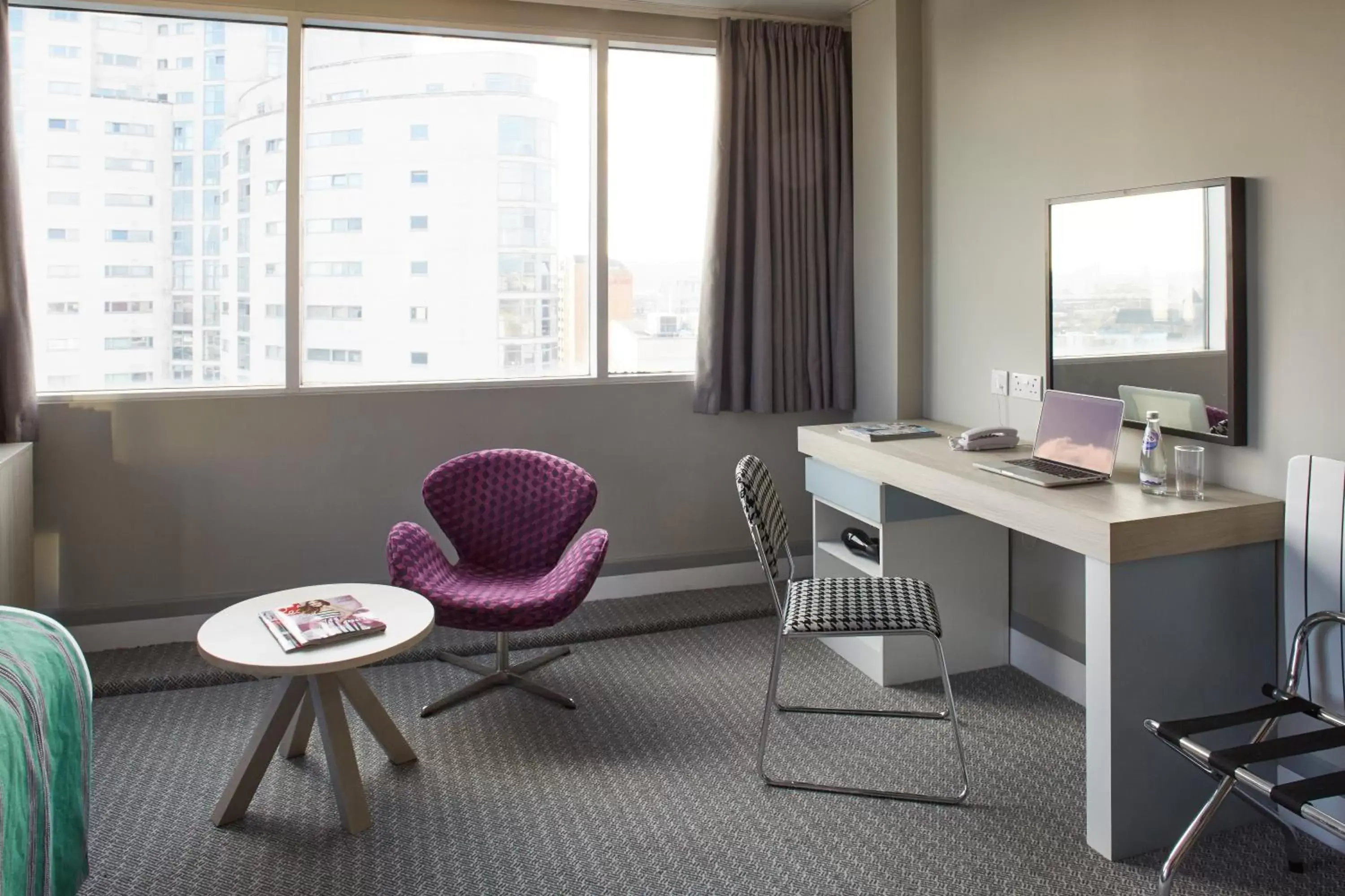 Bedroom, Seating Area in Citrus Hotel Cardiff by Compass Hospitality