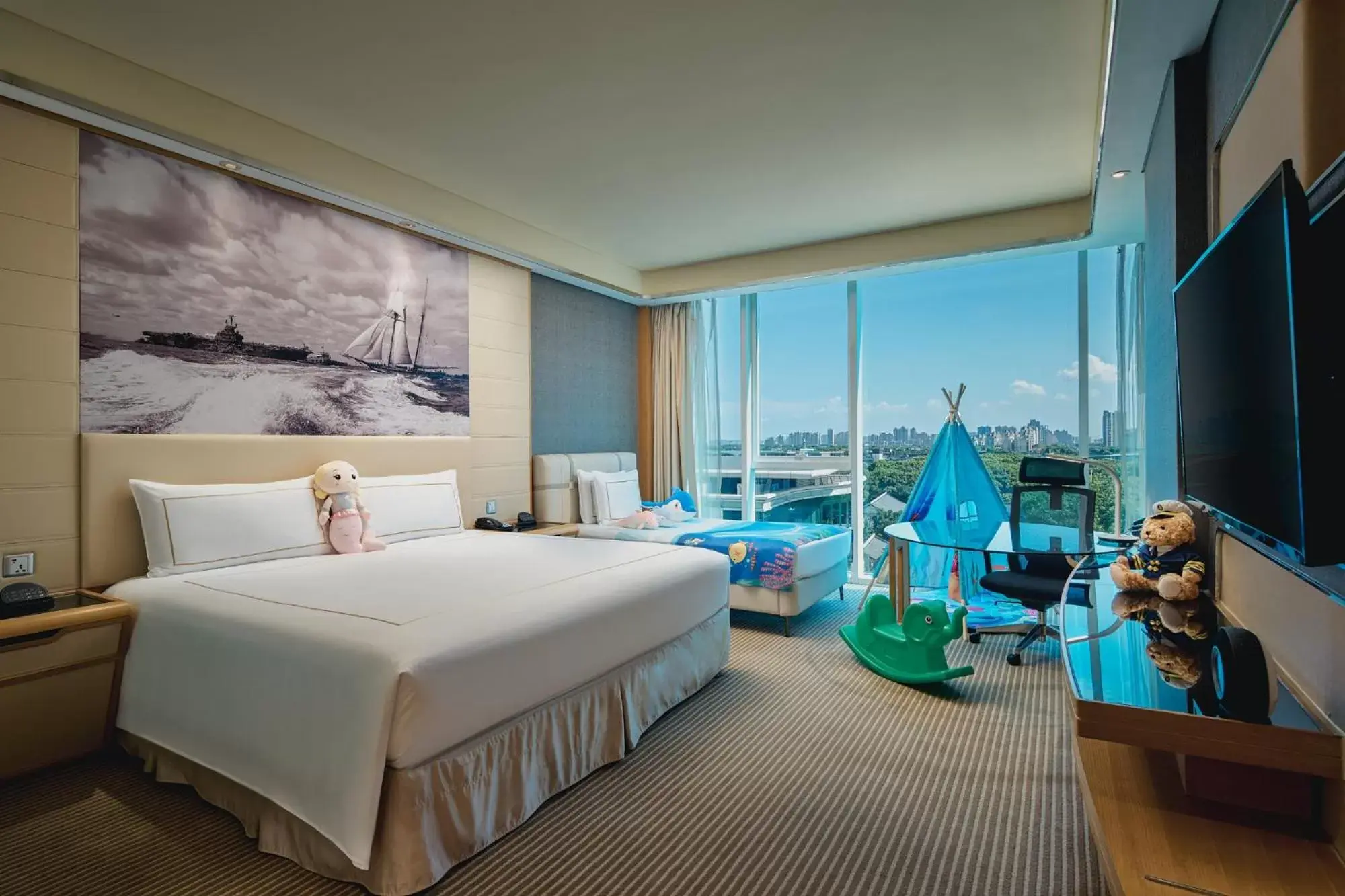 Bedroom, Bed in Crowne Plaza Suzhou by IHG Bedroom, Bed in Crowne Plaza Suzhou by IHG