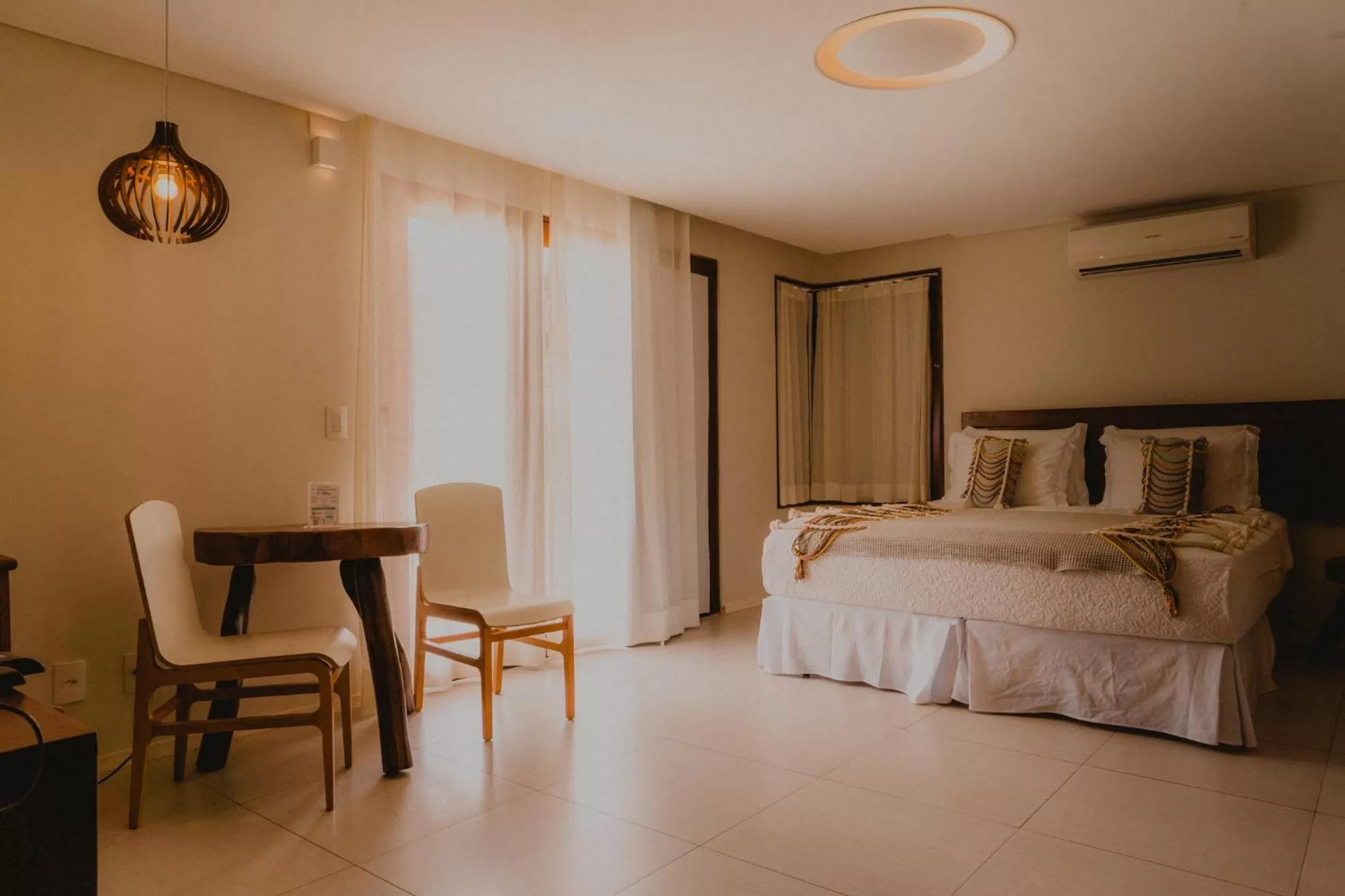 Bed in Pousada Rangai