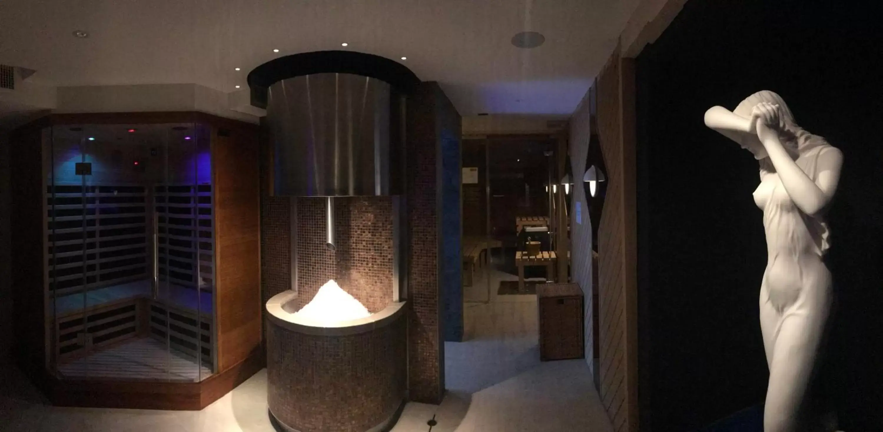 Sauna, Bathroom in Seehotel Pilatus