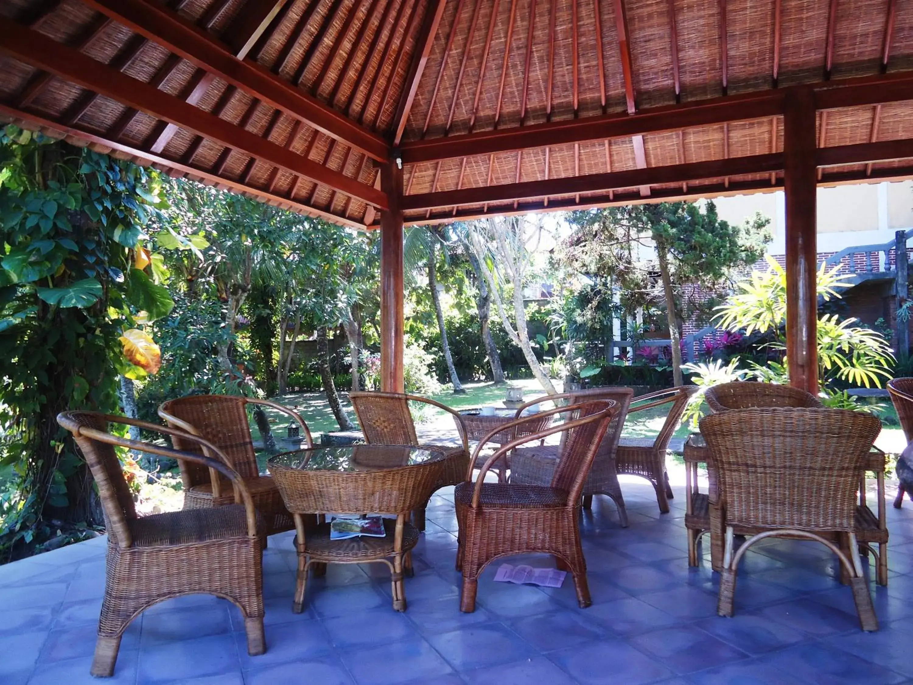 Patio in Argasoka Bungalows