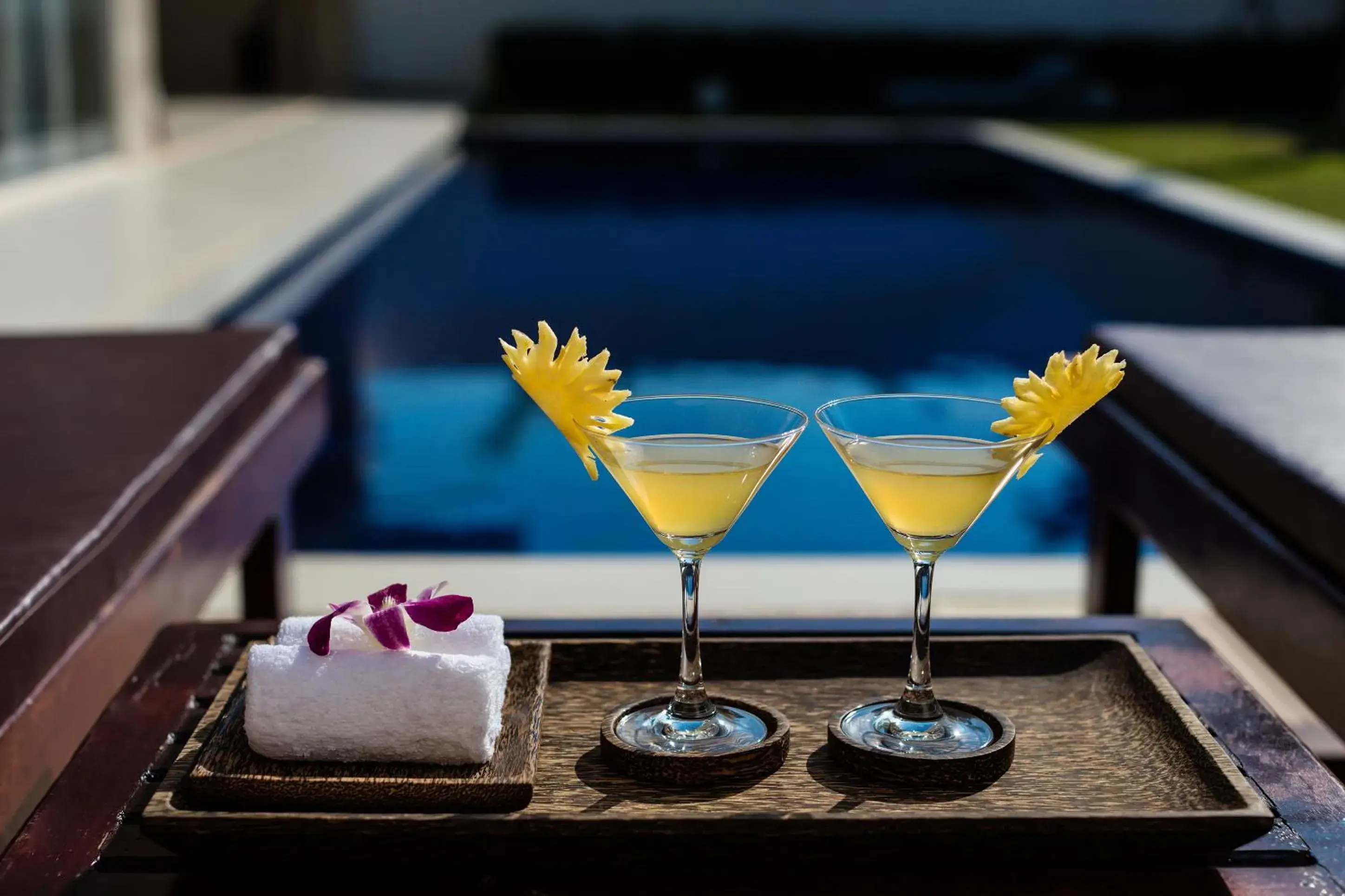 Drinks, Swimming Pool in Angkor Rendezvous (Pool Villa)