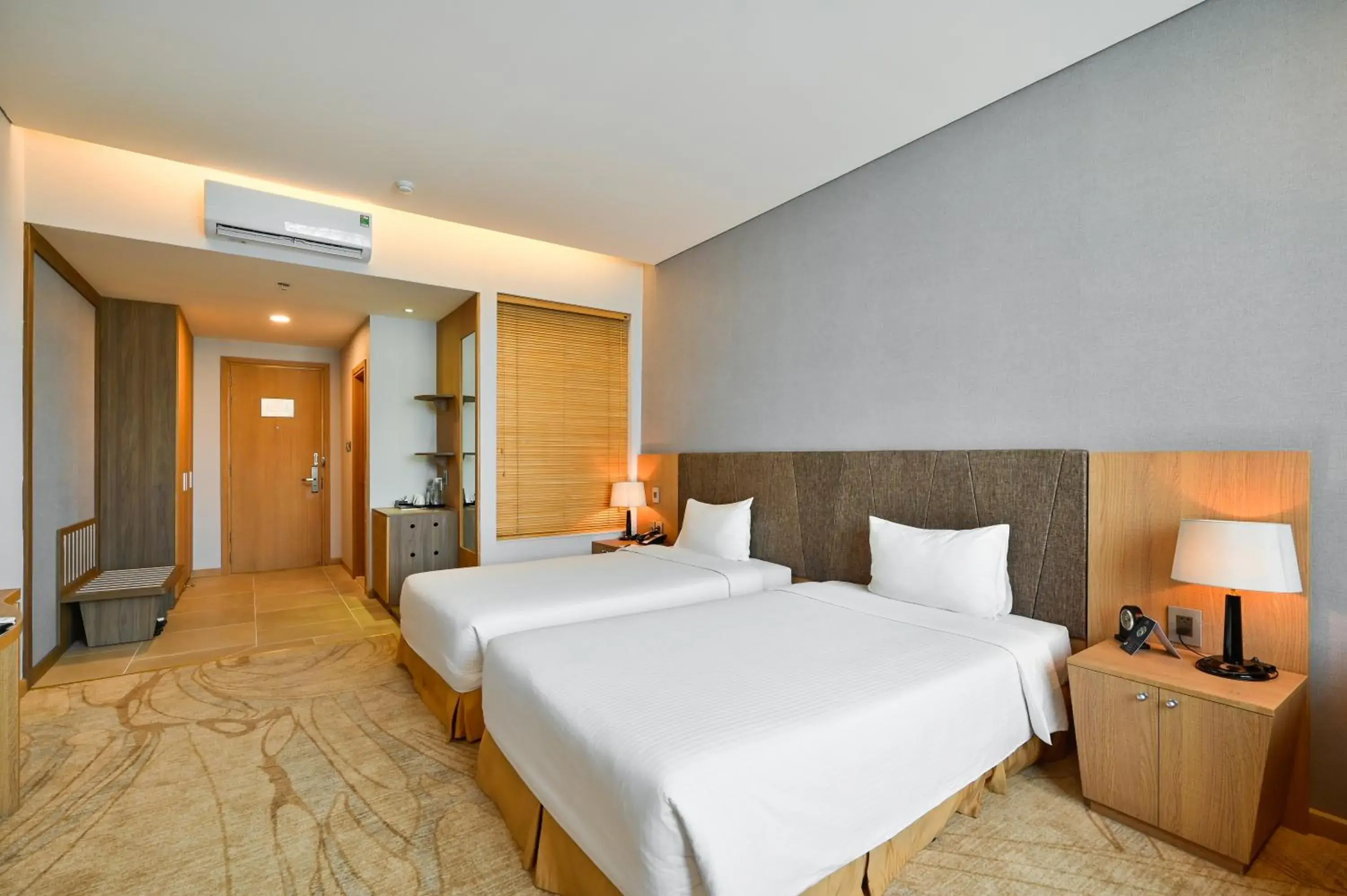 Bed in Muong Thanh Grand Saigon Centre Hotel