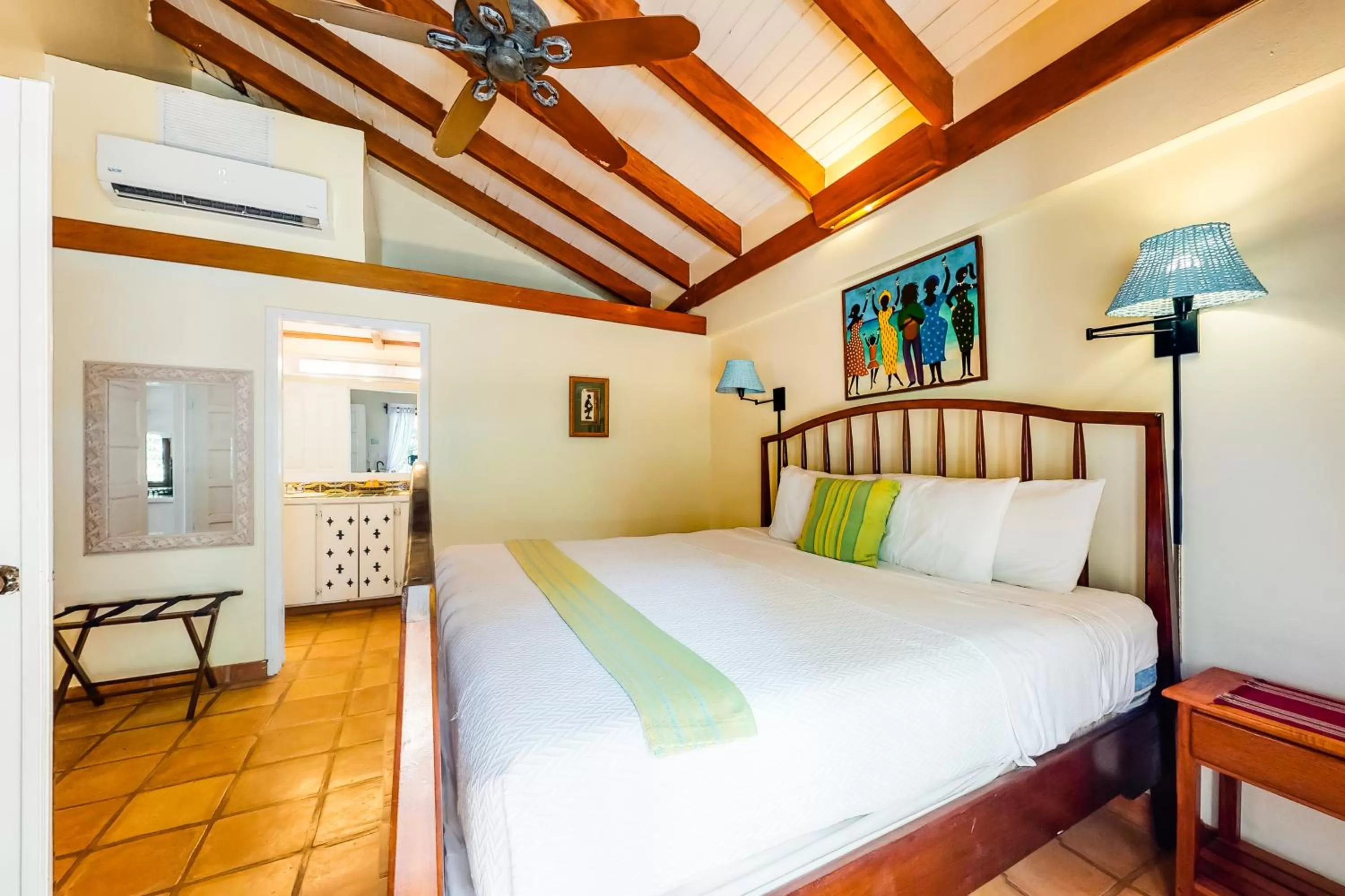 Bed in Condo #26 @ Beachside Villas