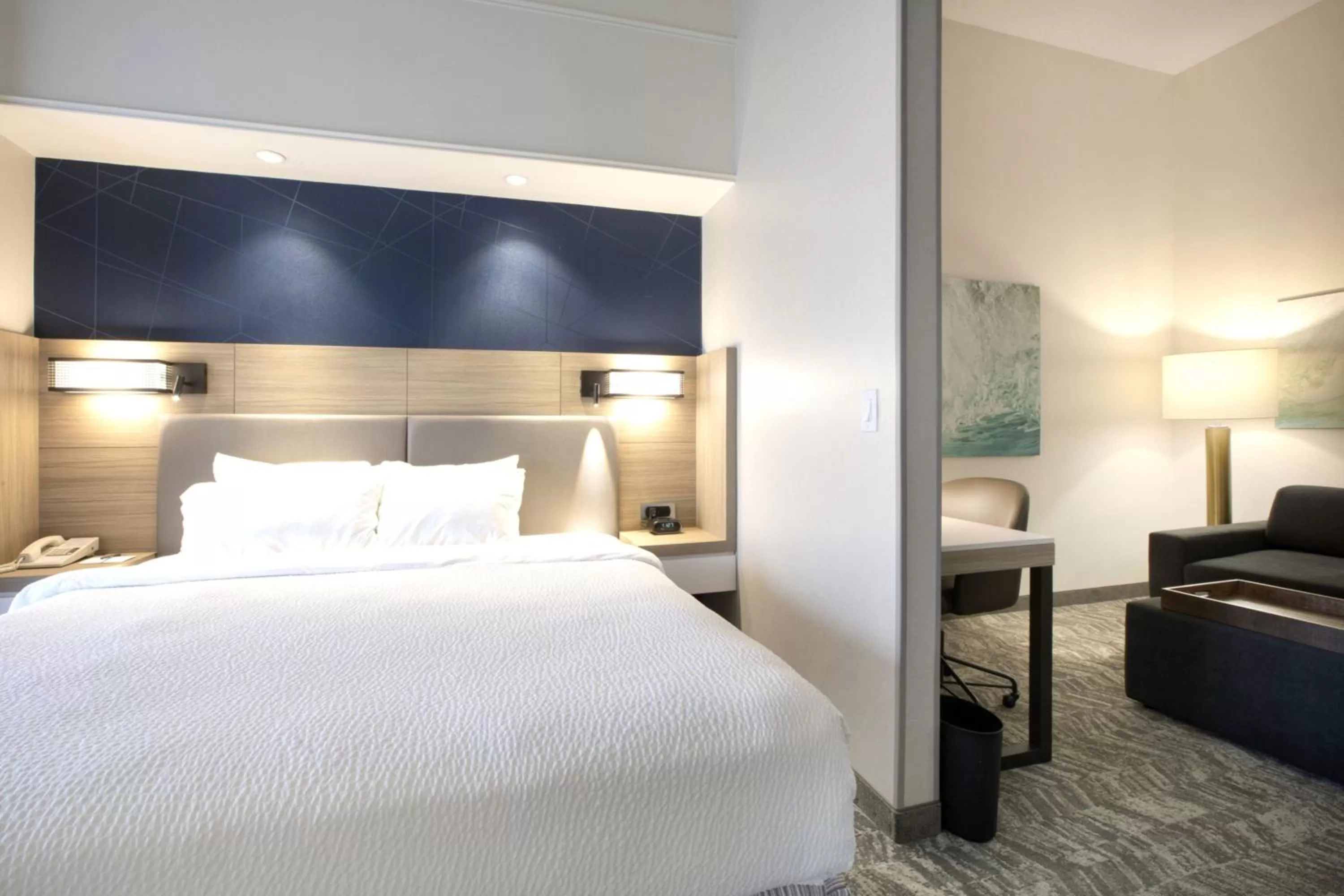 Photo of the whole room, Bed in SpringHill Suites Savannah Airport