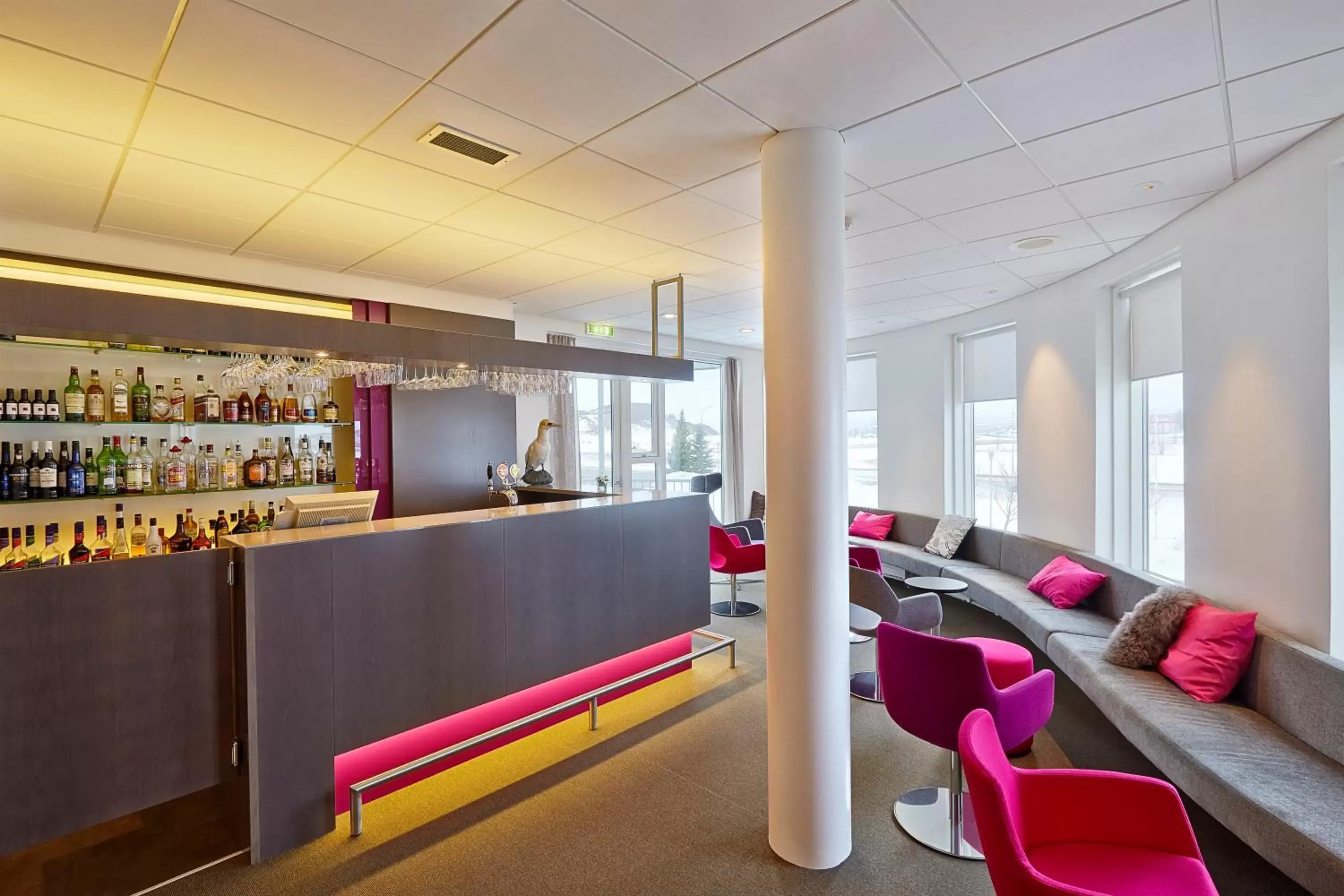 Lobby or reception, Lounge/Bar in Hérað - Berjaya Iceland Hotels