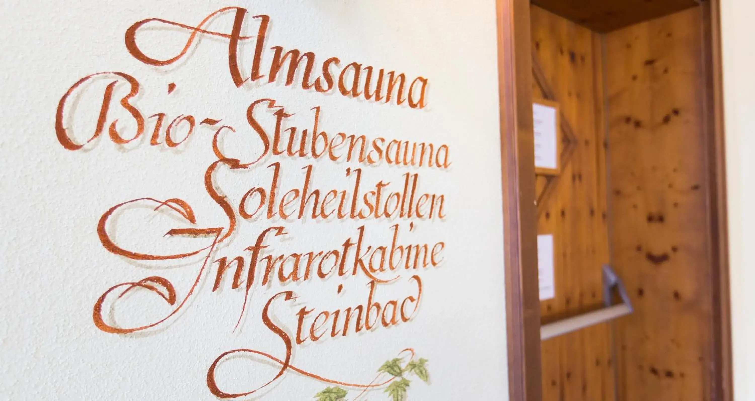 Logo/Certificate/Sign in Bergresort Seefeld