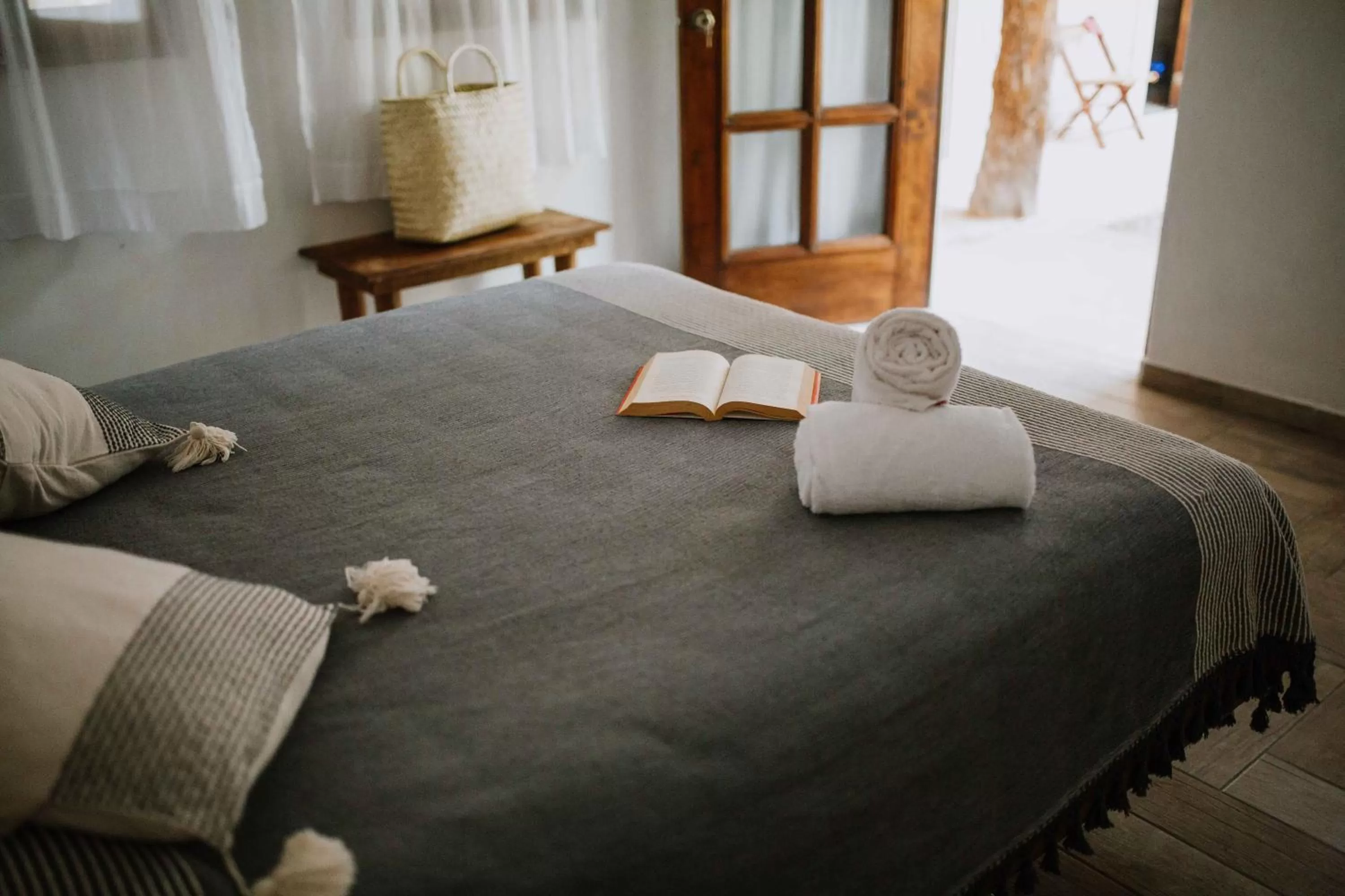 Bedroom, Bed in Xiknal Cozumel