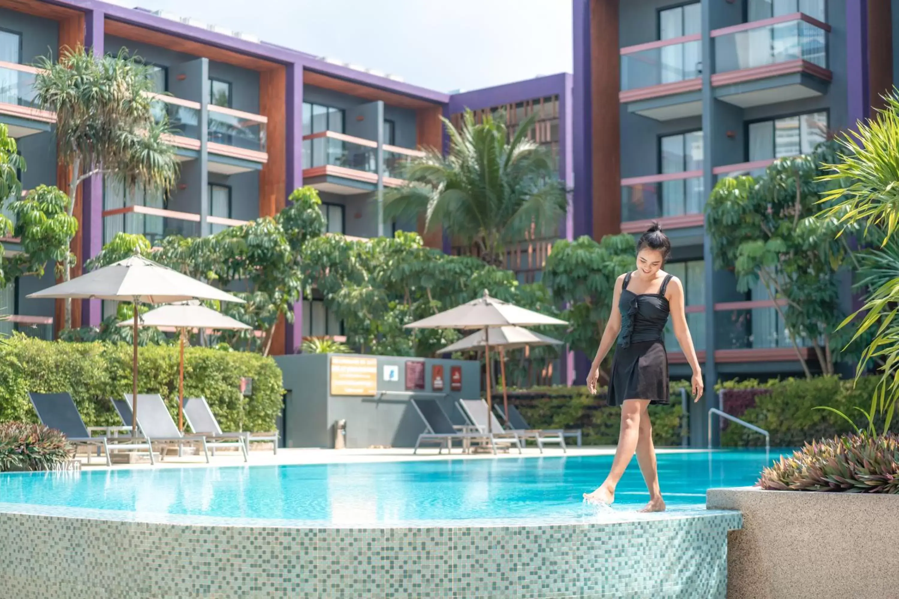 Swimming pool, Property Building in Holiday Inn Express Phuket Patong Beach Central, an IHG Hotel