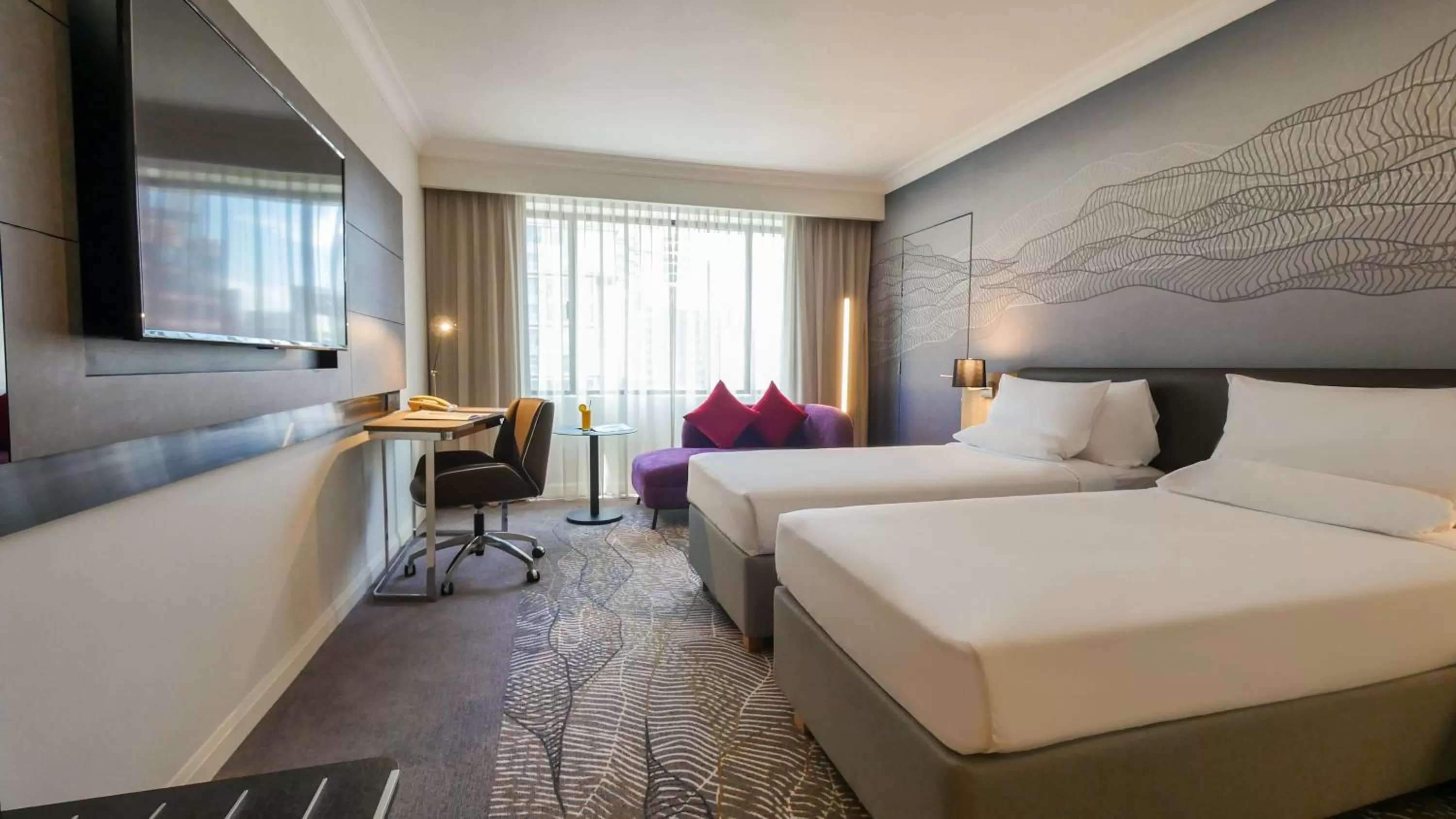 Photo of the whole room, Bed in Novotel Kuala Lumpur City Centre