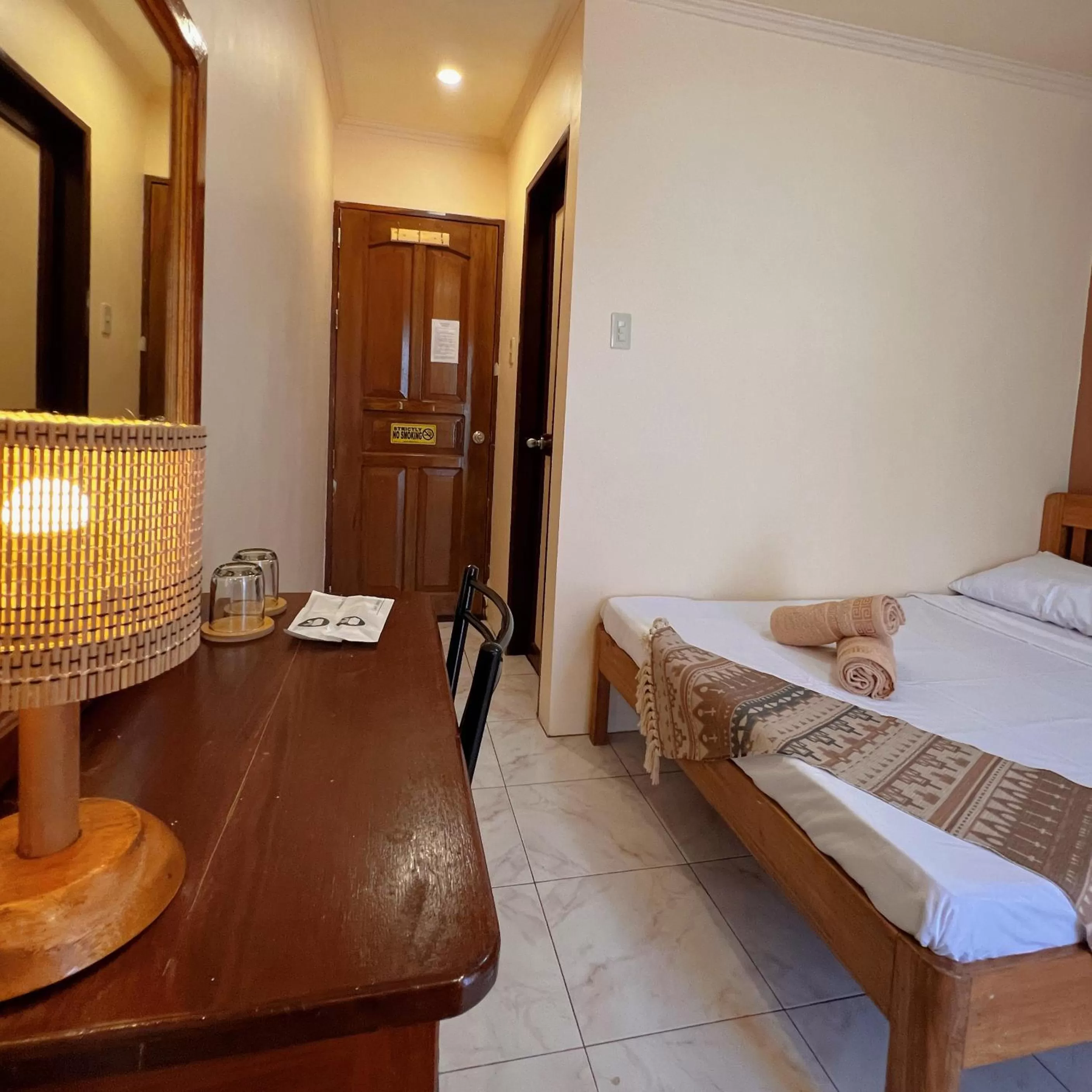 Bed in Balayong Pension