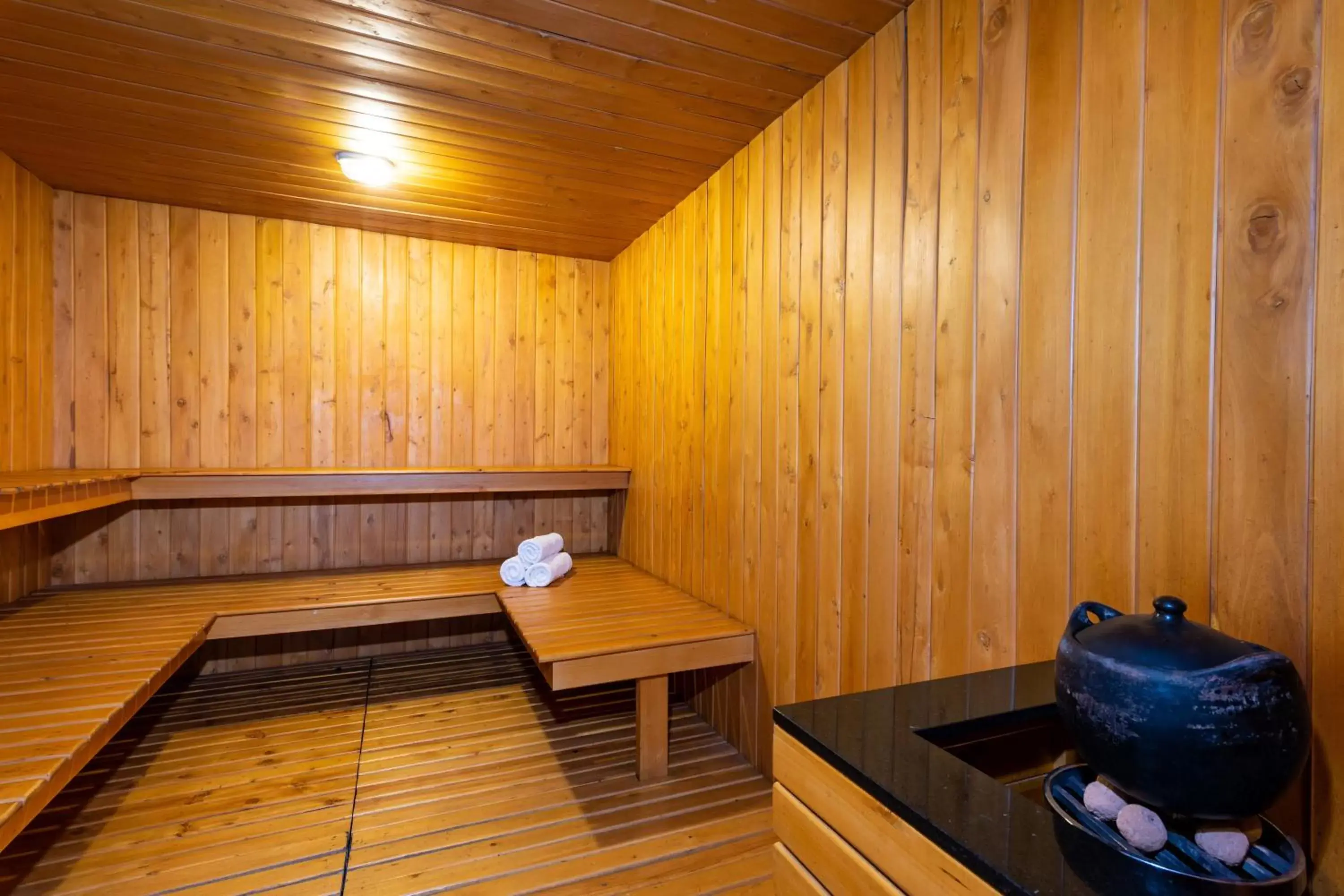 Sauna in Hotel Factory Green Bogotá