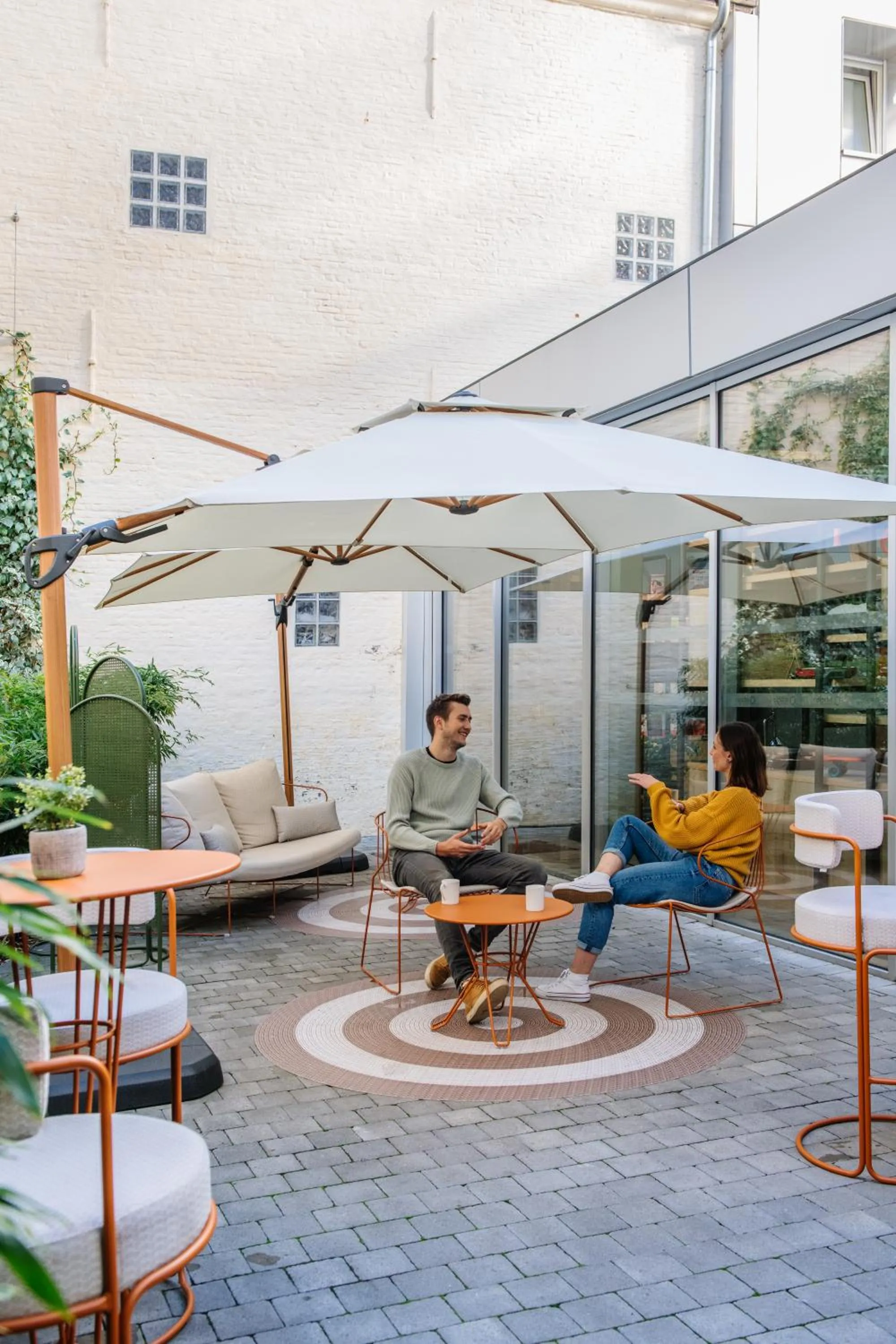 Patio in Aparthotel Adagio Lille Centre Grand Place