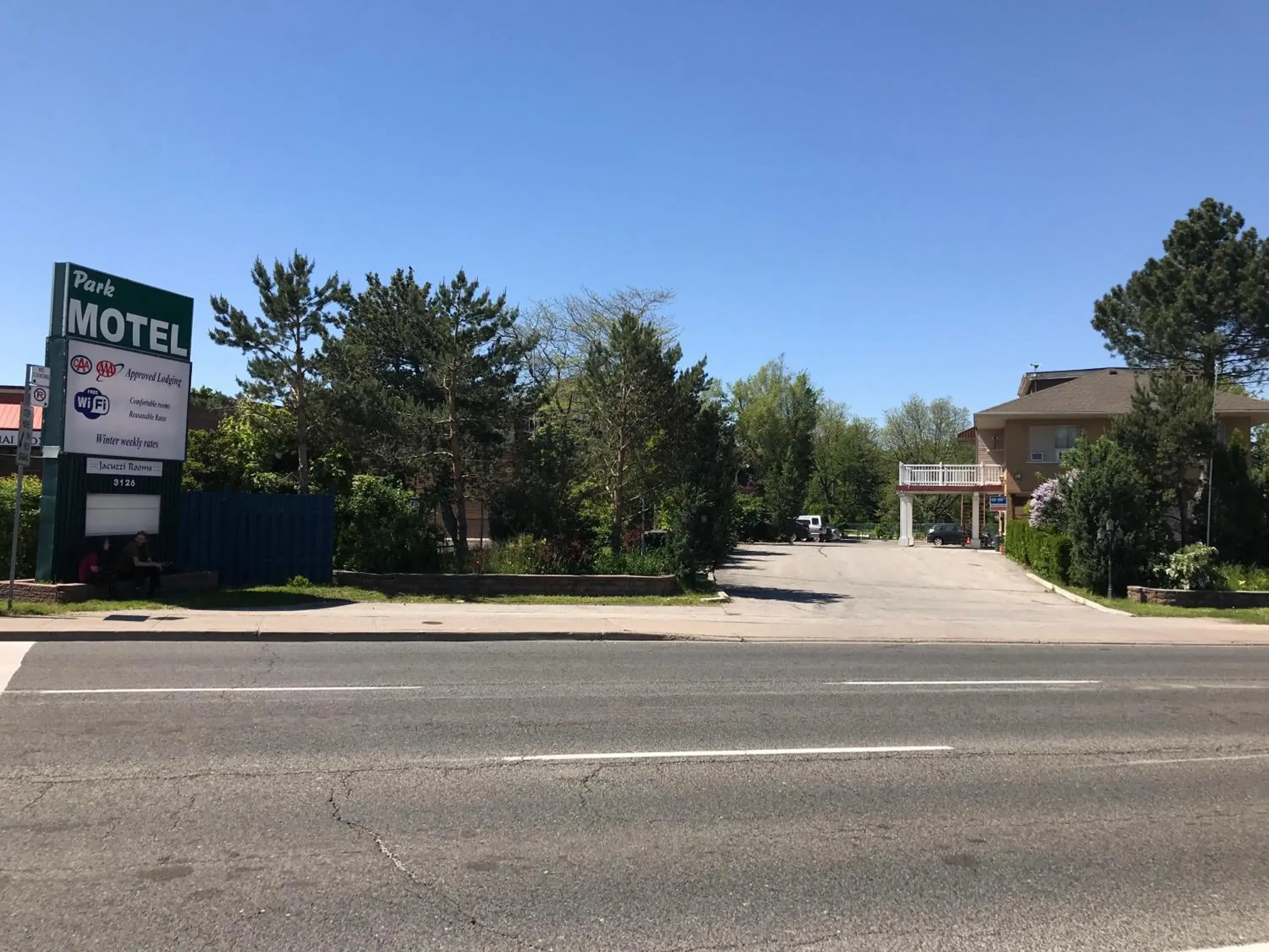 Property Building in Park Motel