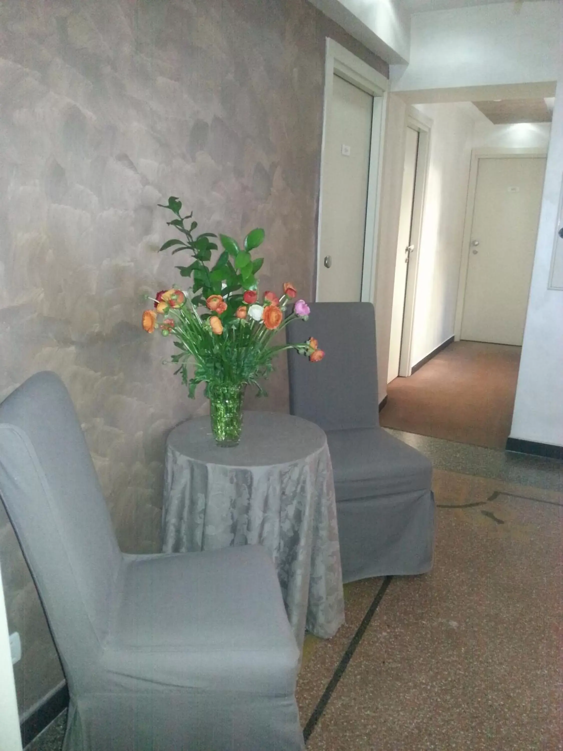 Decorative detail, Seating Area in Hotel Nuovo Nord