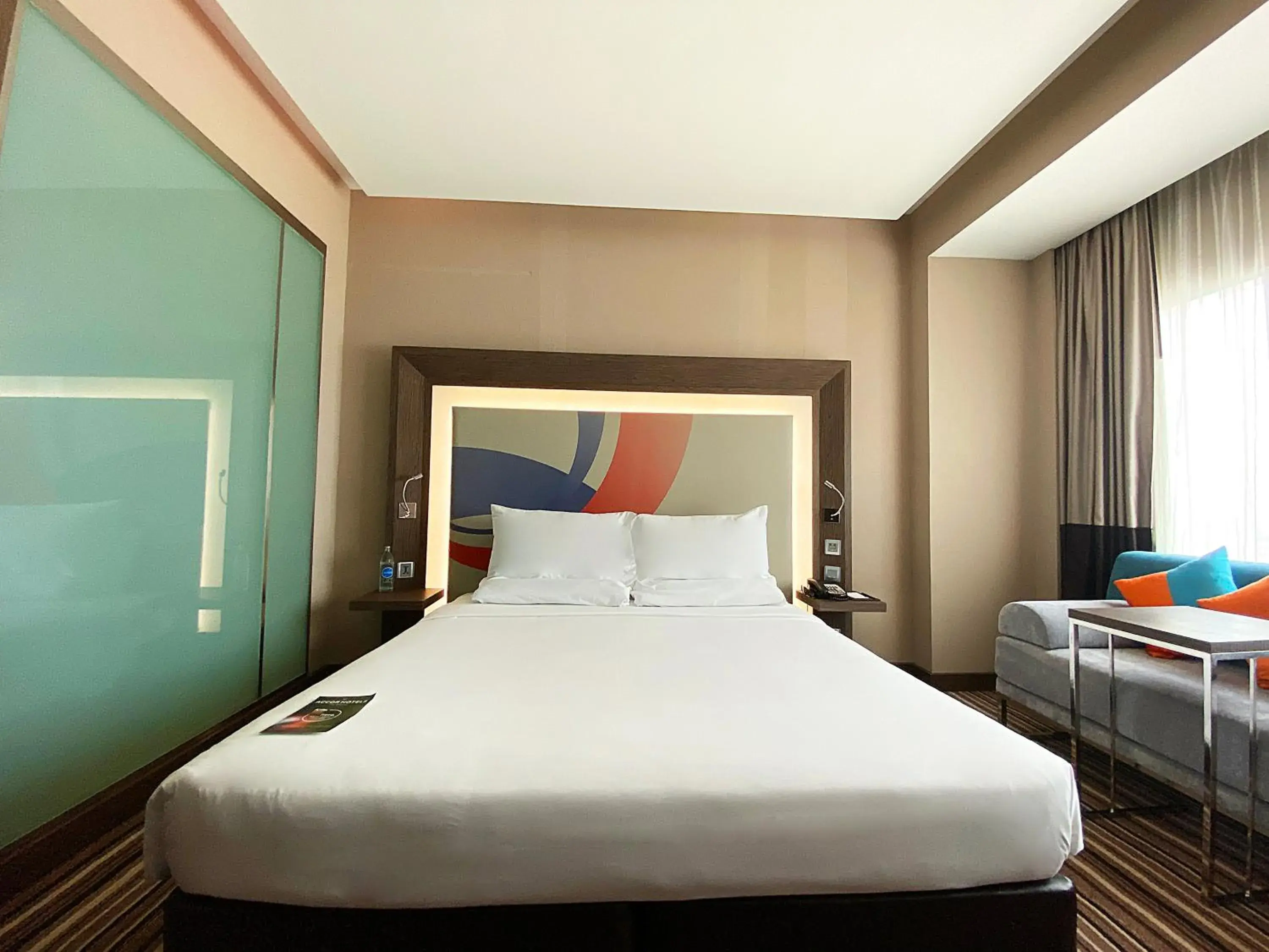 Bed in Novotel Bangkok Impact Hotel