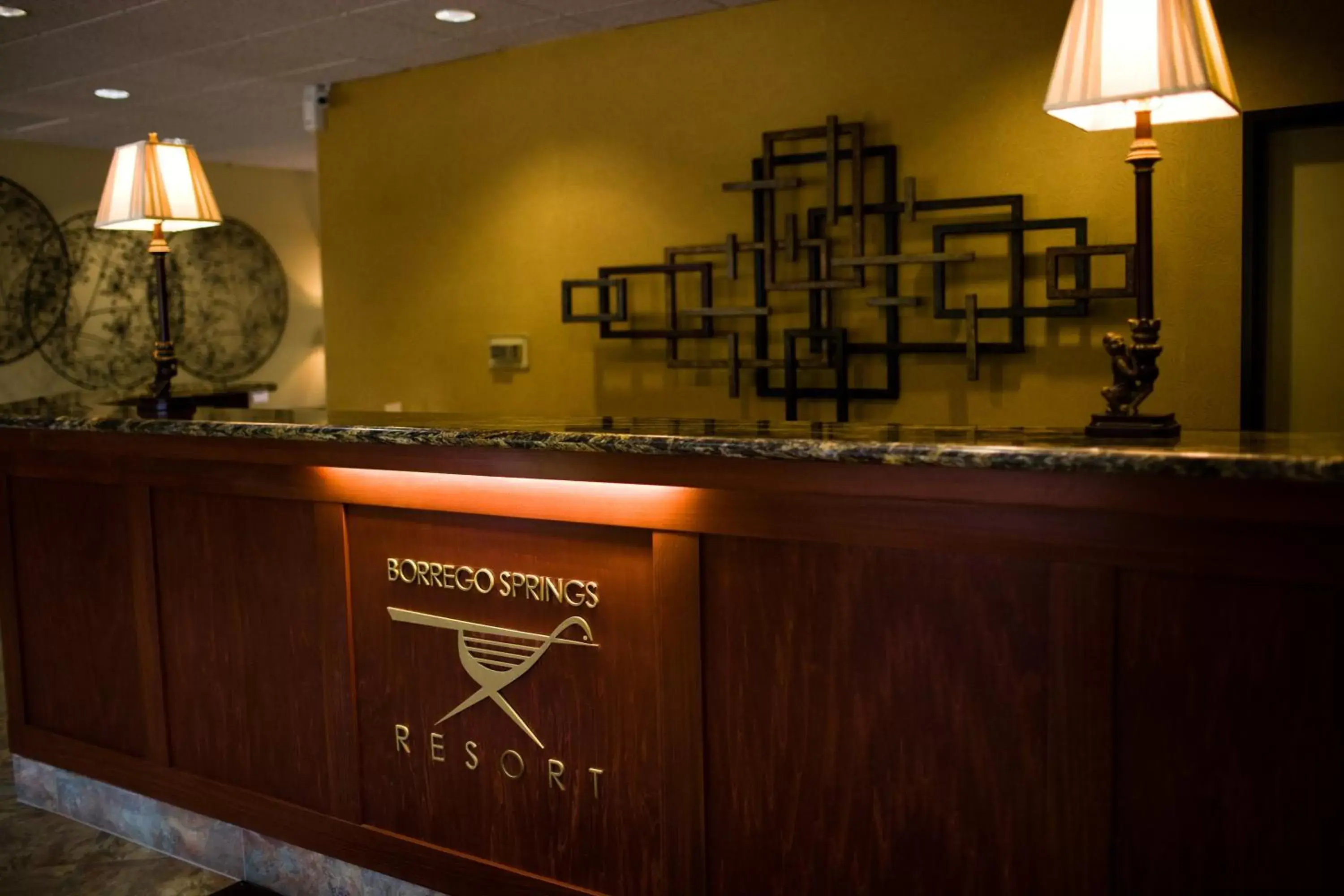 Lobby or reception in Borrego Springs Resort and Spa Lobby or reception in Borrego Springs Resort and Spa