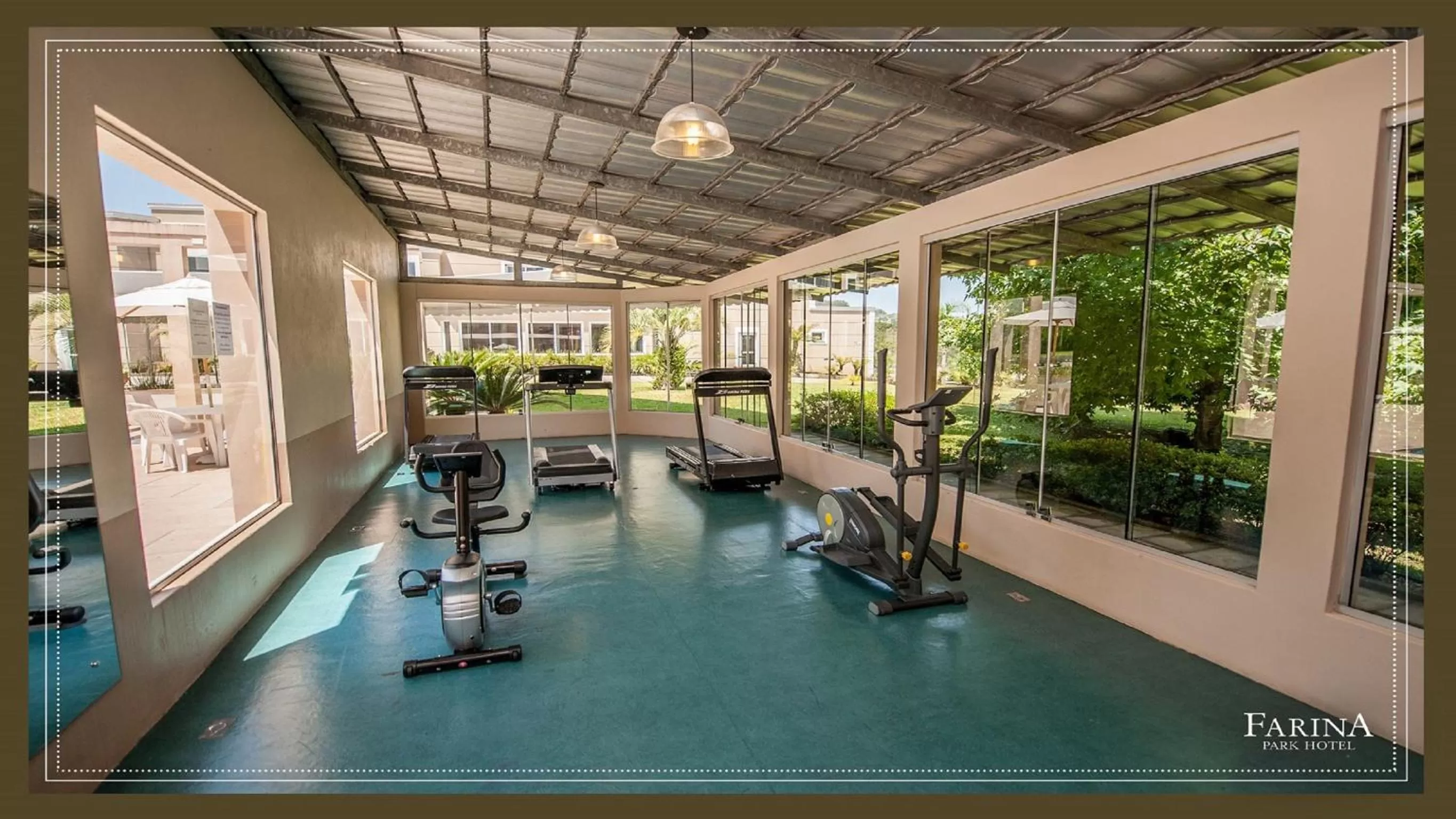 Fitness centre/facilities in Farina Park Hotel